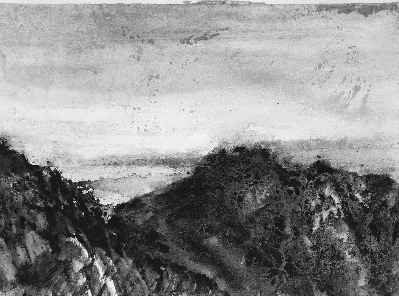 Lushan (VII)gouache on paper28 x 38 cm, 2018