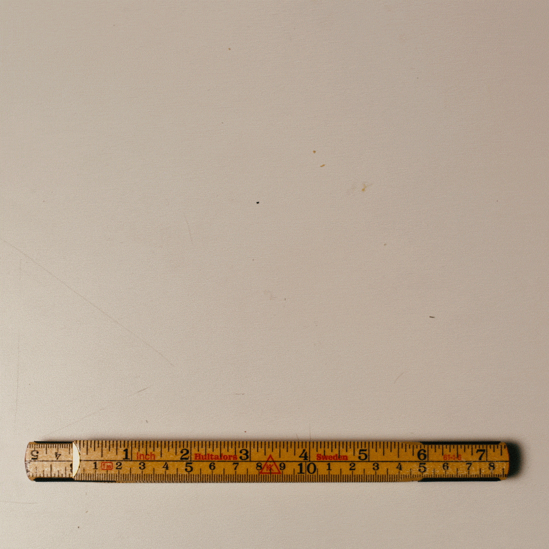 Rulers. Extra points for metal. Gold stars for safety ones.