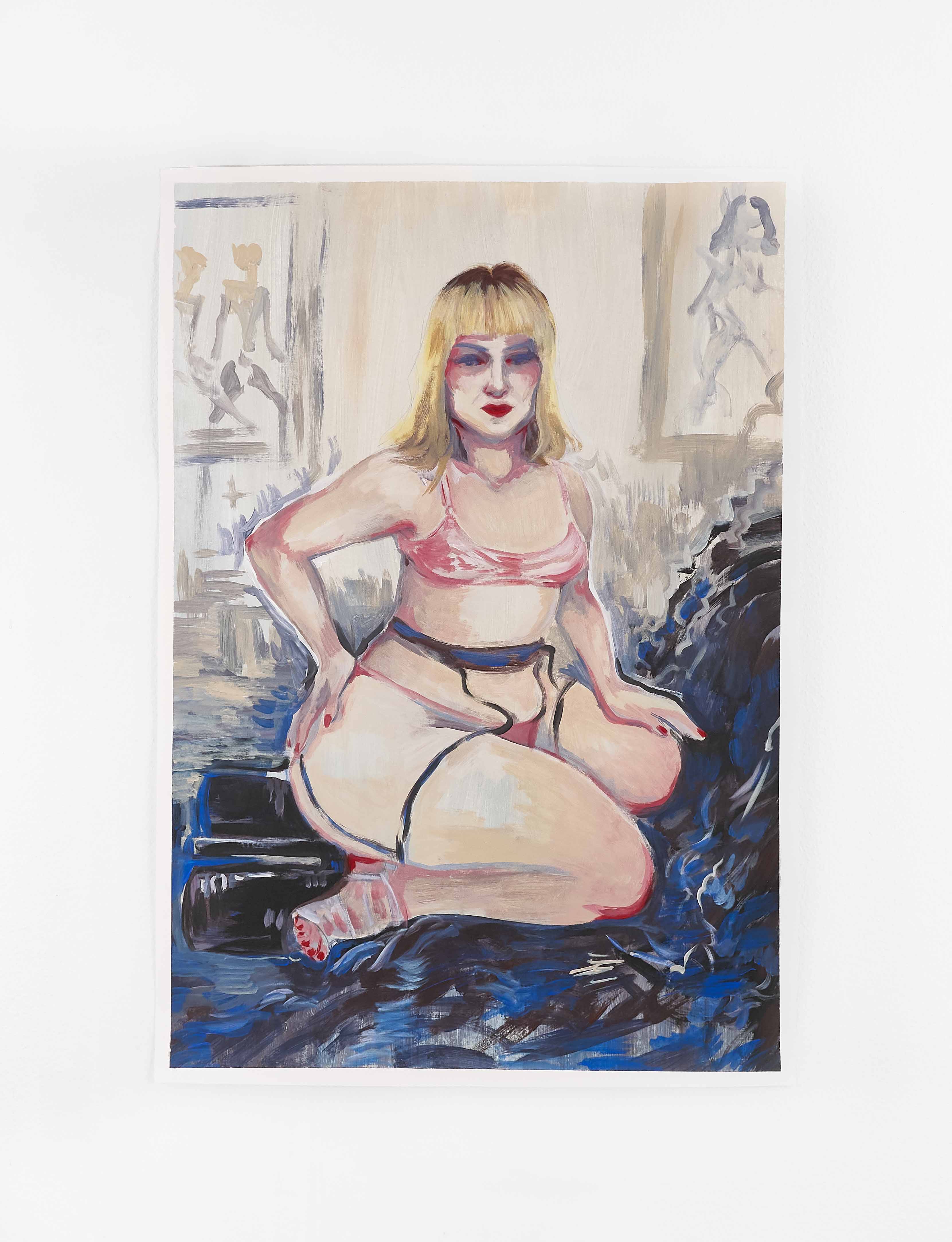 "I was happy to hear that." 70x100