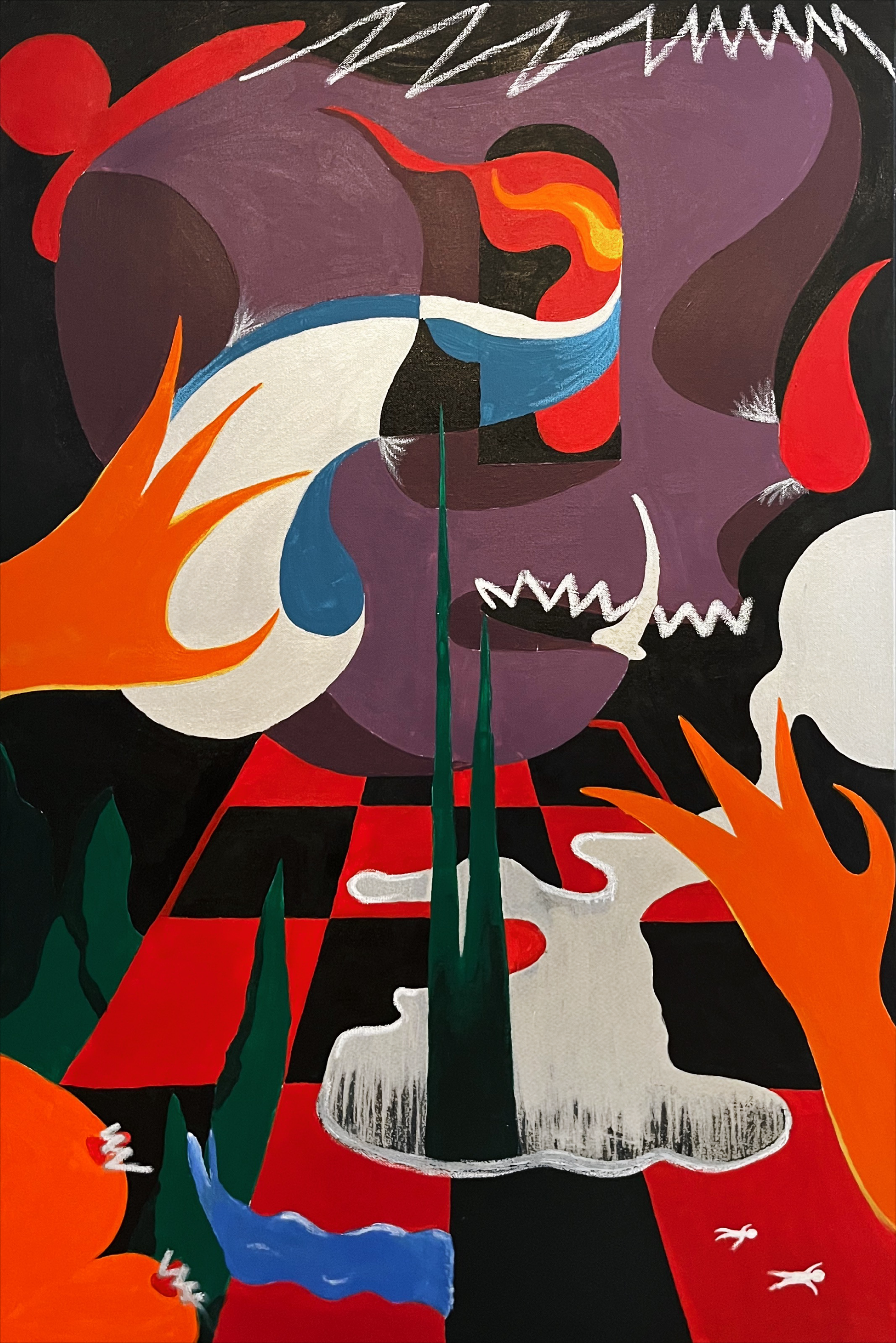 Liquid Sadness 60*90 cm Acrylic on Canvas Jun. 2022