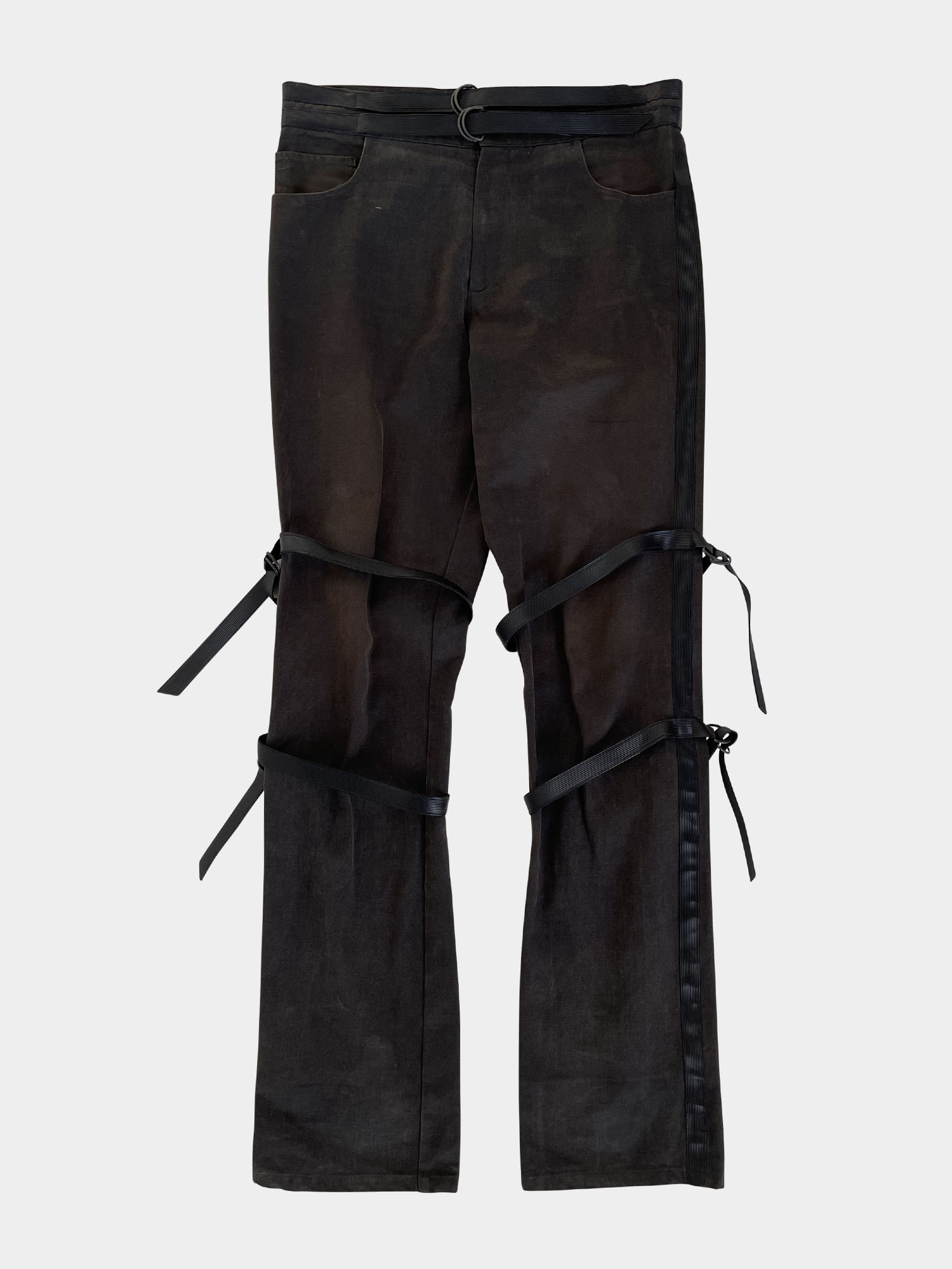 Buy Raf Simons Zip-cuffs Slim-leg Twill Trousers - Black At 40% Off |  Editorialist