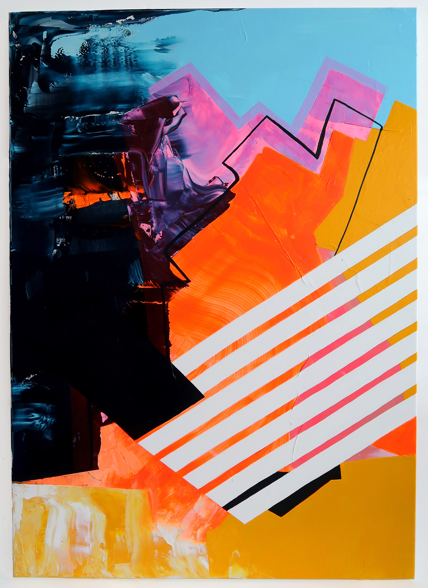 Untitled 519, 2020, Acrylic on canvas, 140x100cm