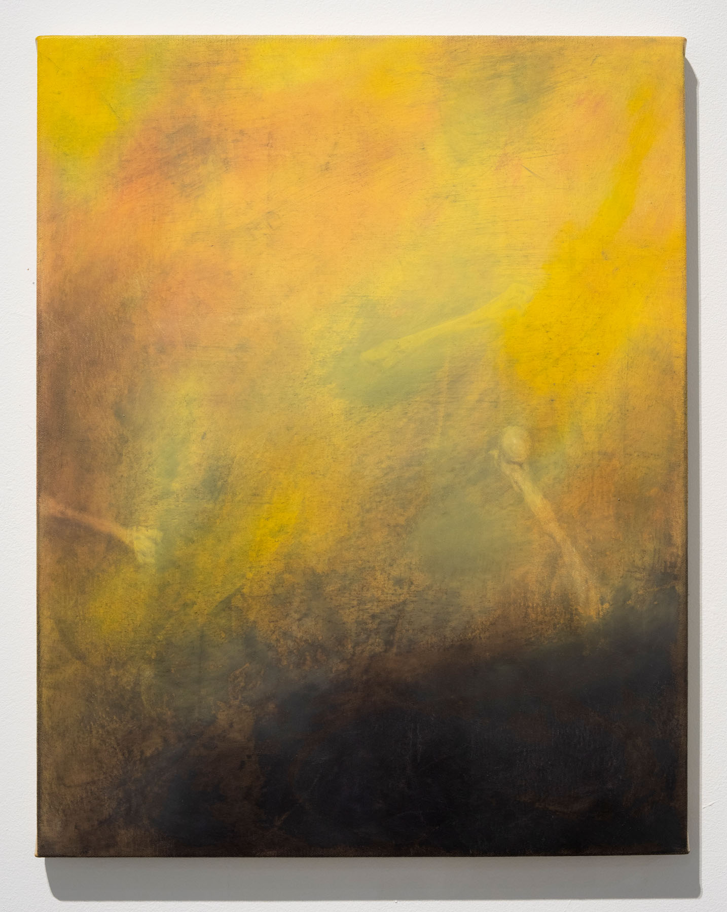 What differentiates time before from time after? / oil on canvas / 24in x 19in / 2019