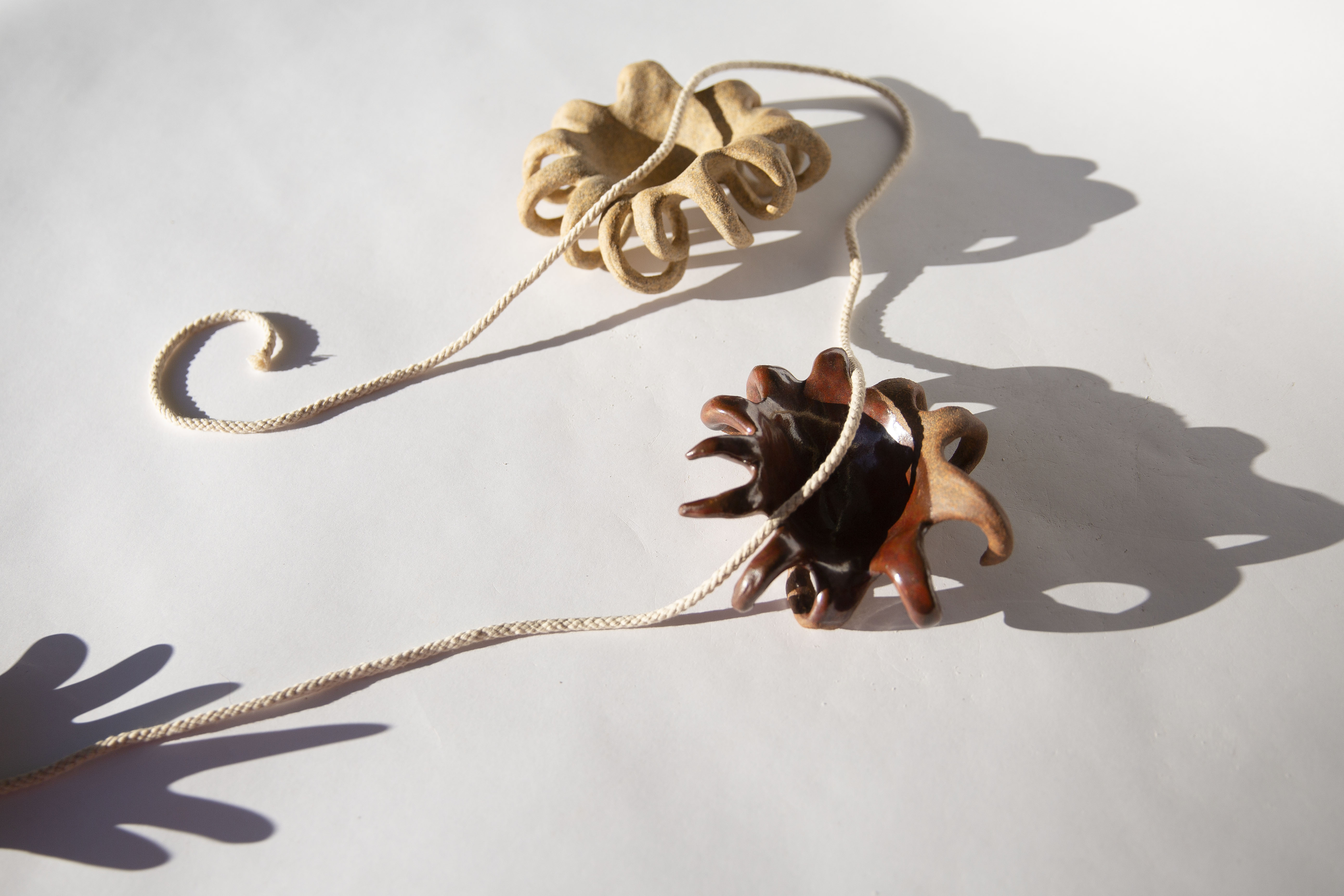 Recurved Spider Hands, Ceramic, June 2021