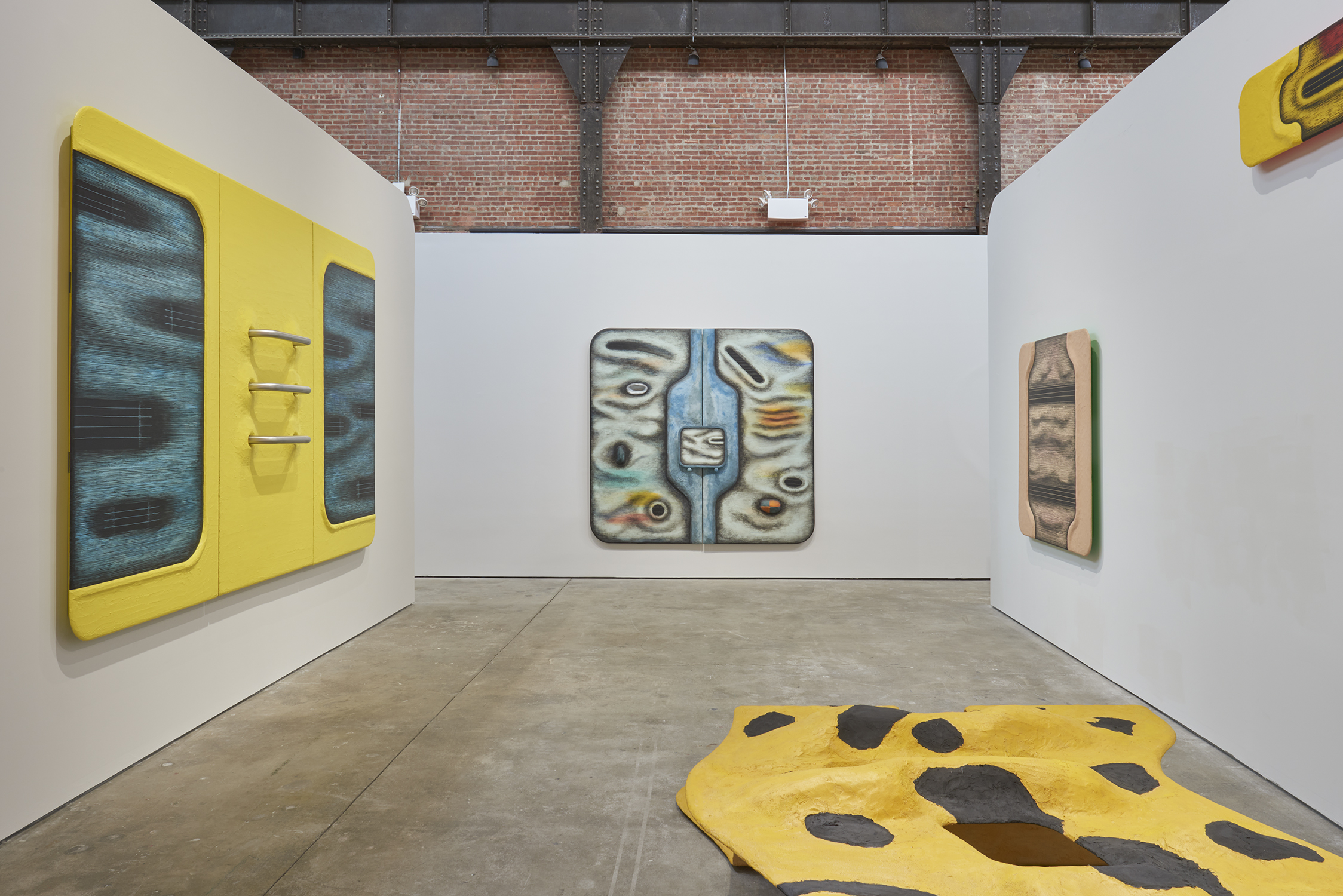 Tishan Hsu: Liquid Circuit, Installation view at SculptureCenter, New York, 2020. Courtesy the Artist and SculptureCenter. Photo by Kyle Knodell.
