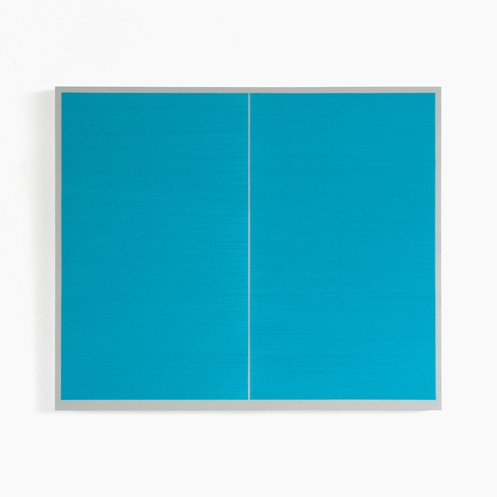 O.T.(blue),2010, acrylic on wood, 105 x 125 cm