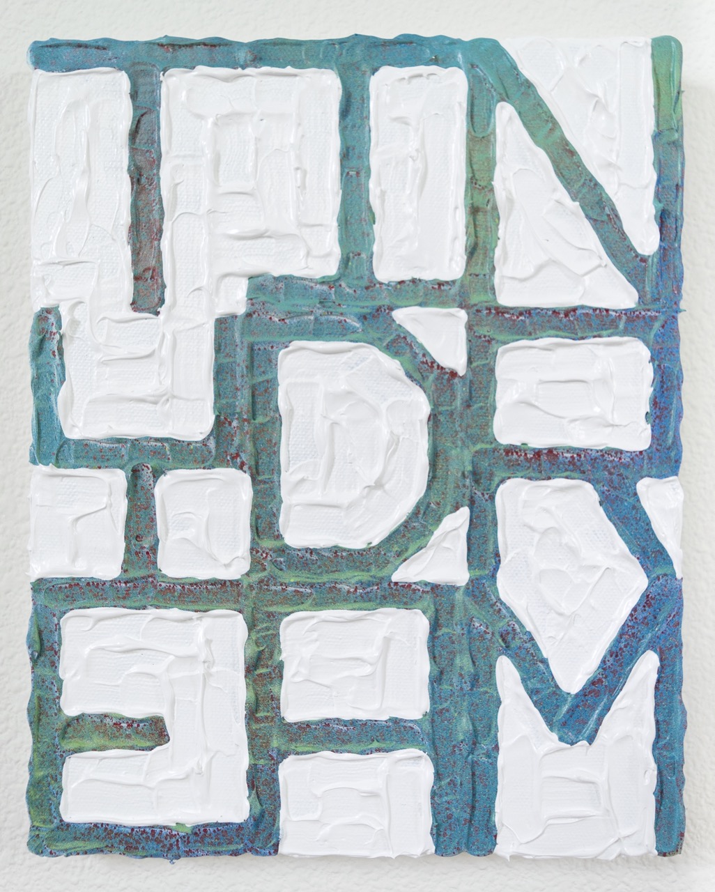 Dream a Very Little Dream (Tiny Dream) Acrylic, enamel, canvas 8 x 10 inches 2017