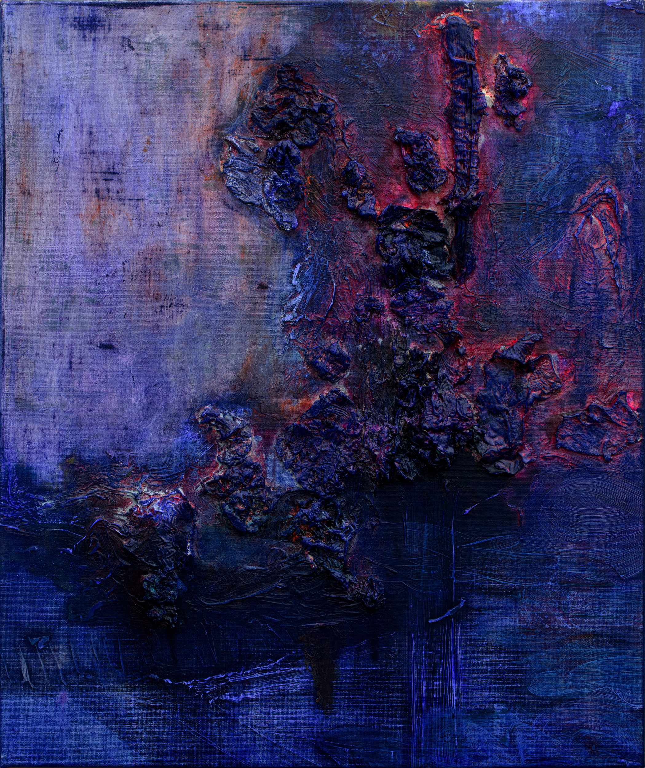 Lurker III, oil on linen, 60x50 cm, 2025