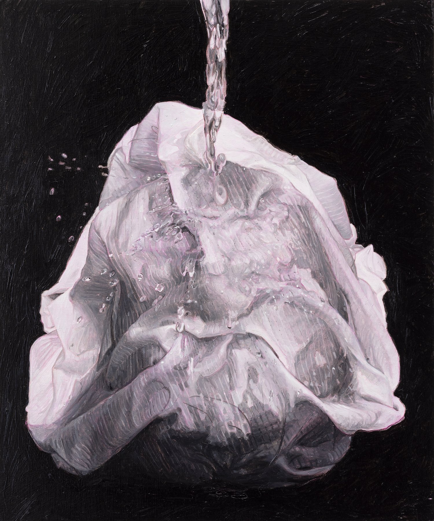 Drown in Your own Ambition, 2021 Oil on board 60x50cm (Photo Credit: Sarah Cottier Gallery, 2021)