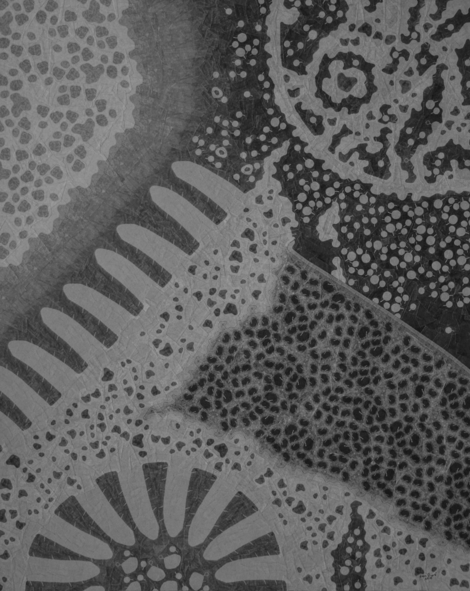 Robot #7, manipulation of Robot #6, 2010, 18 x 12.5 inches