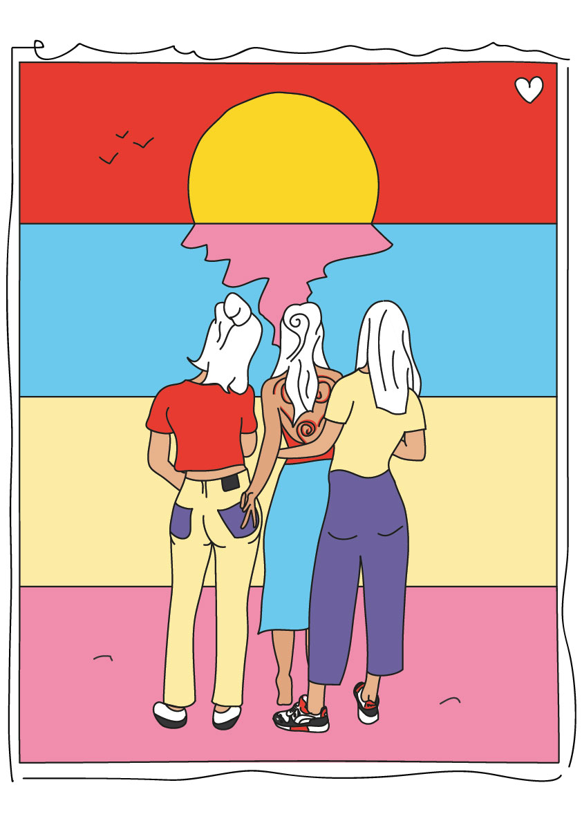 T-shirt design 'Avonturen Wachten Niet'