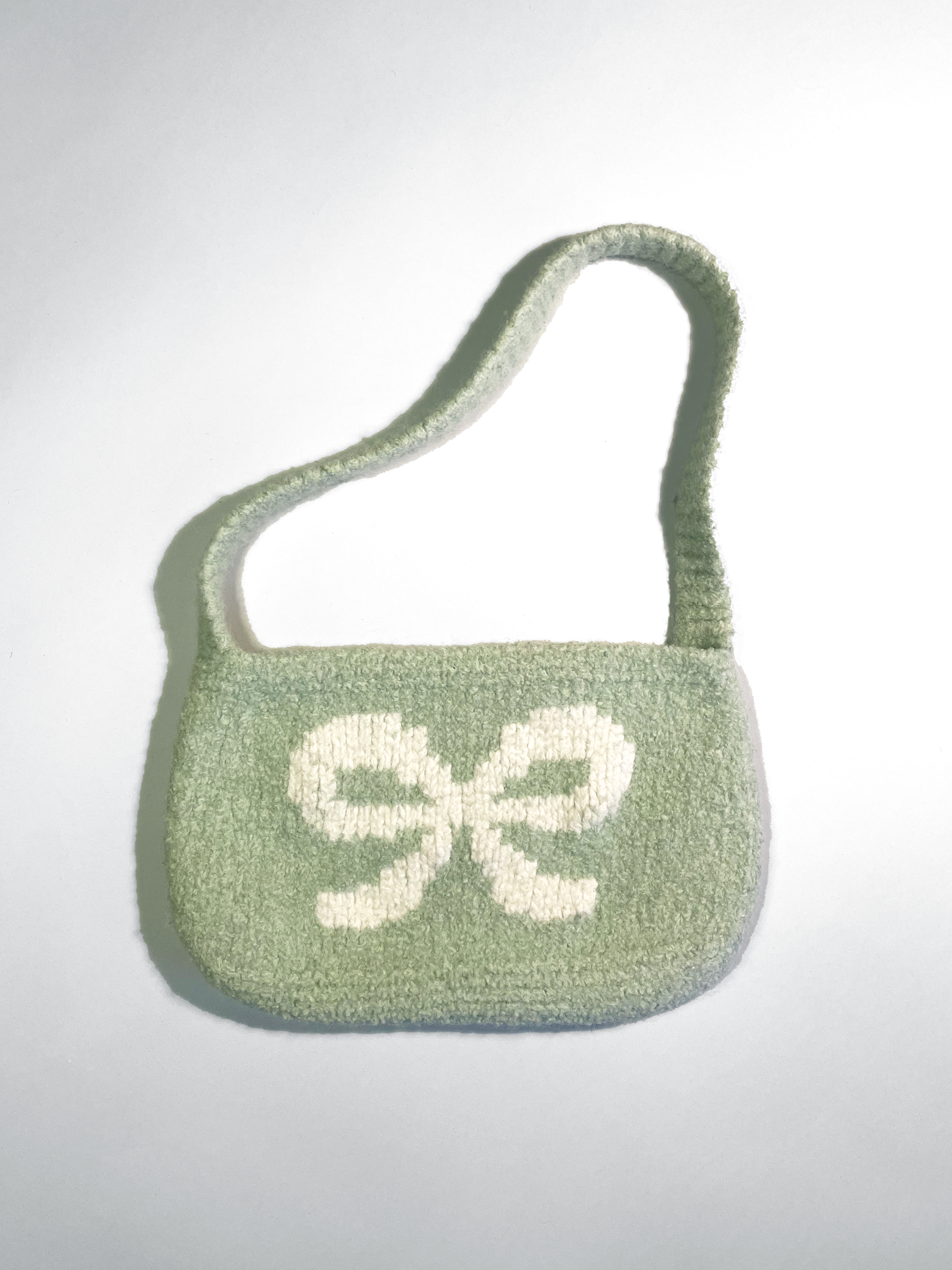 Felted Handbag with Intarsia Design