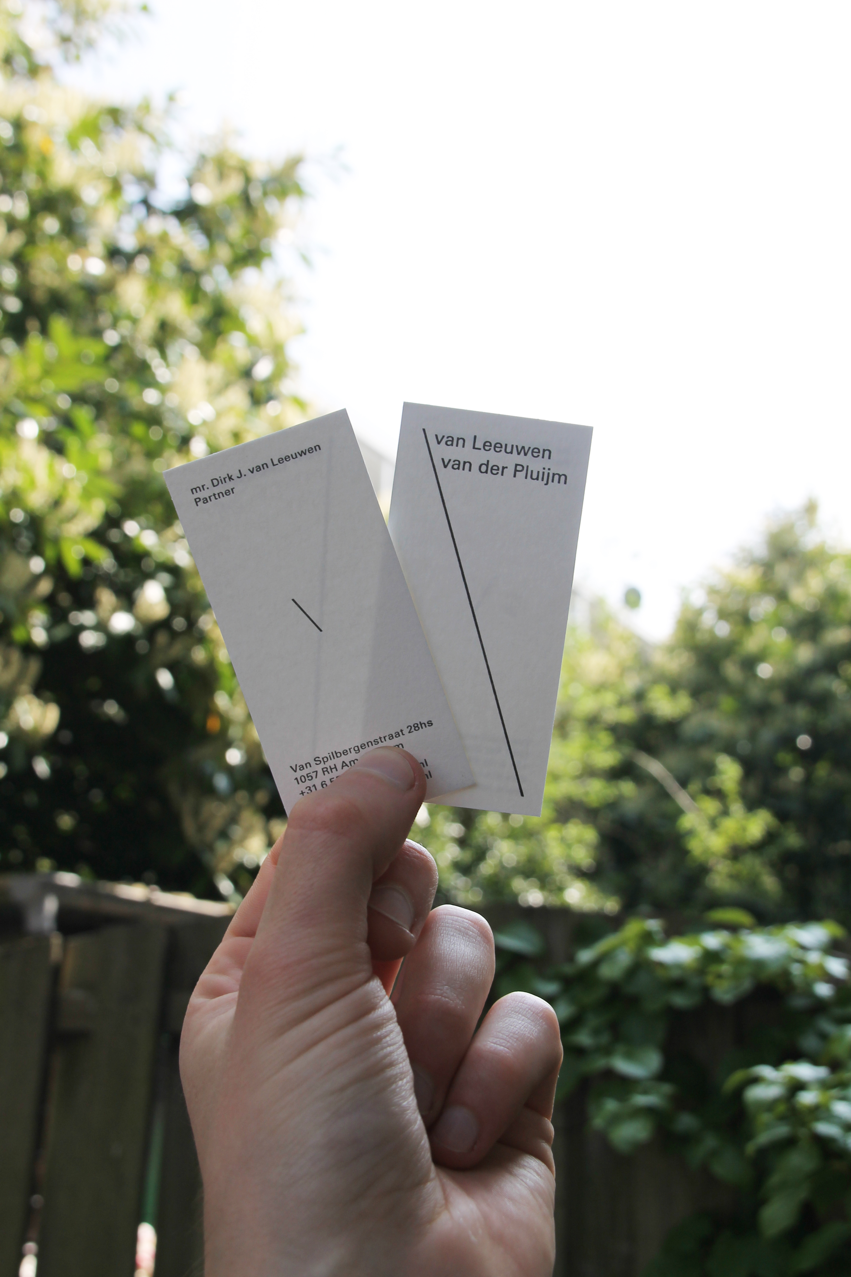 Visitekaartje ∙ Huisstijl ∙ Letterpress