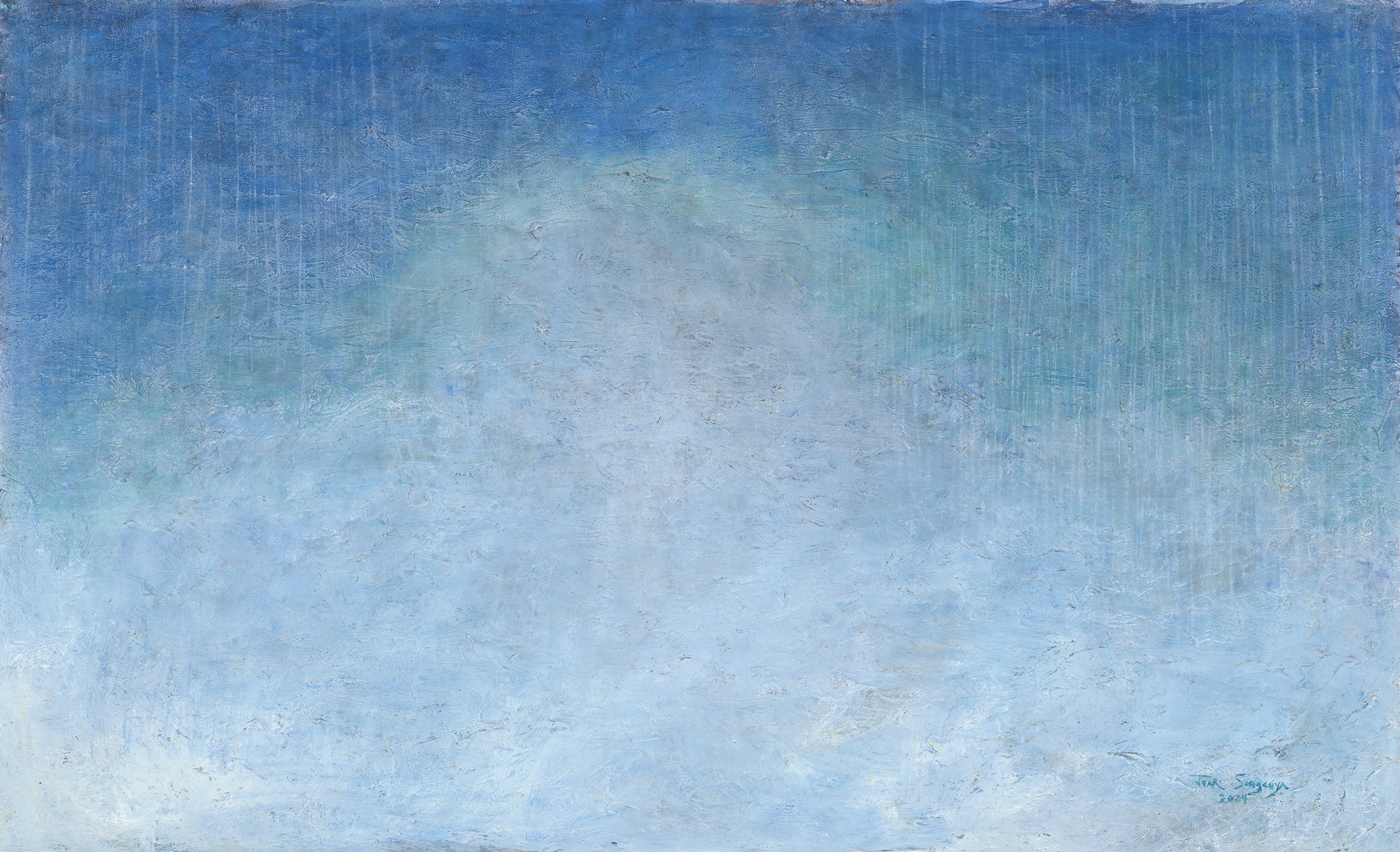 Pilgrimage: Adriatic Sea II, 91 x 152 cm, oil on canvas, 2024