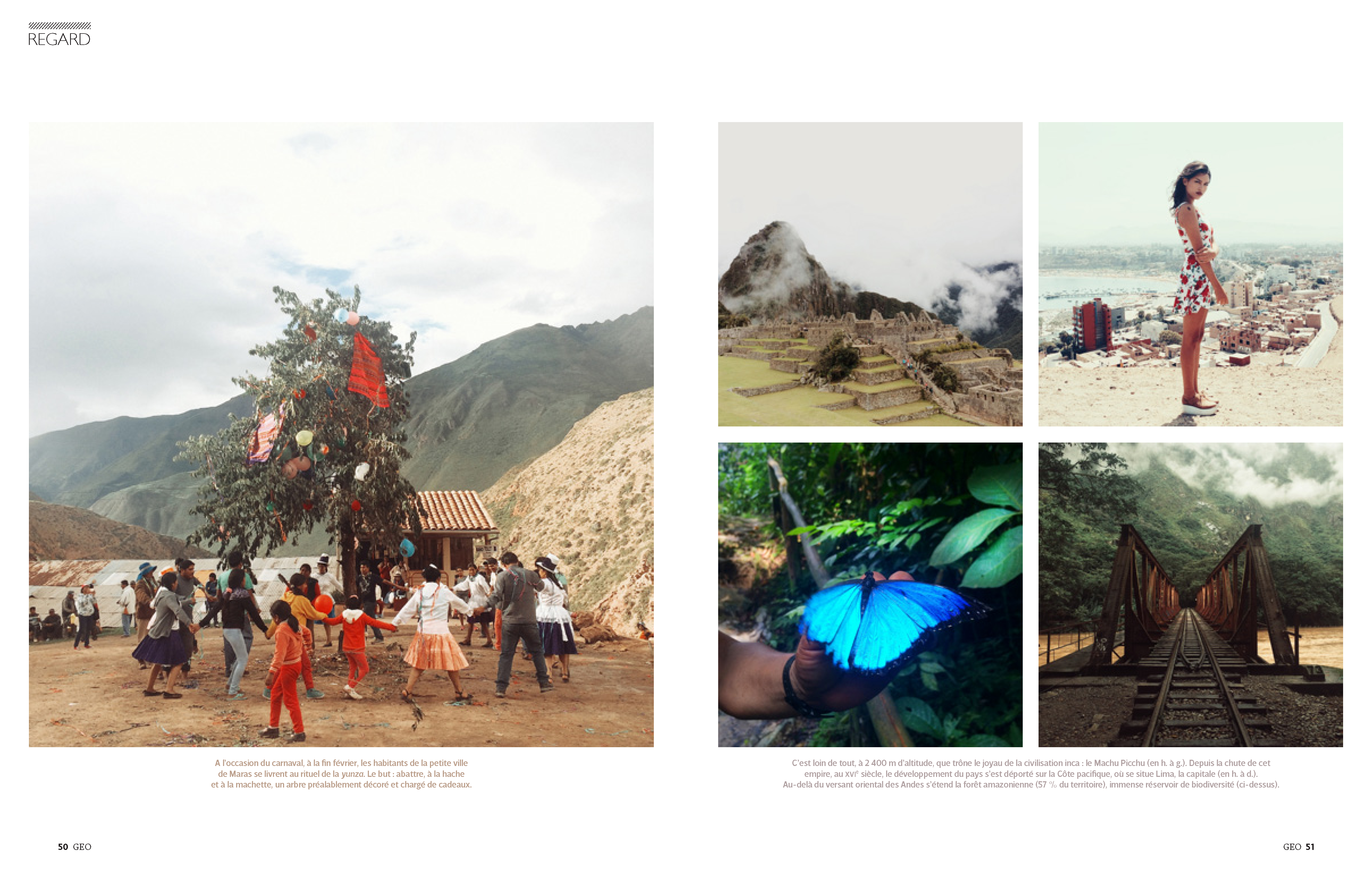 Les Couleurs Du Pérou Geo Magazine Index