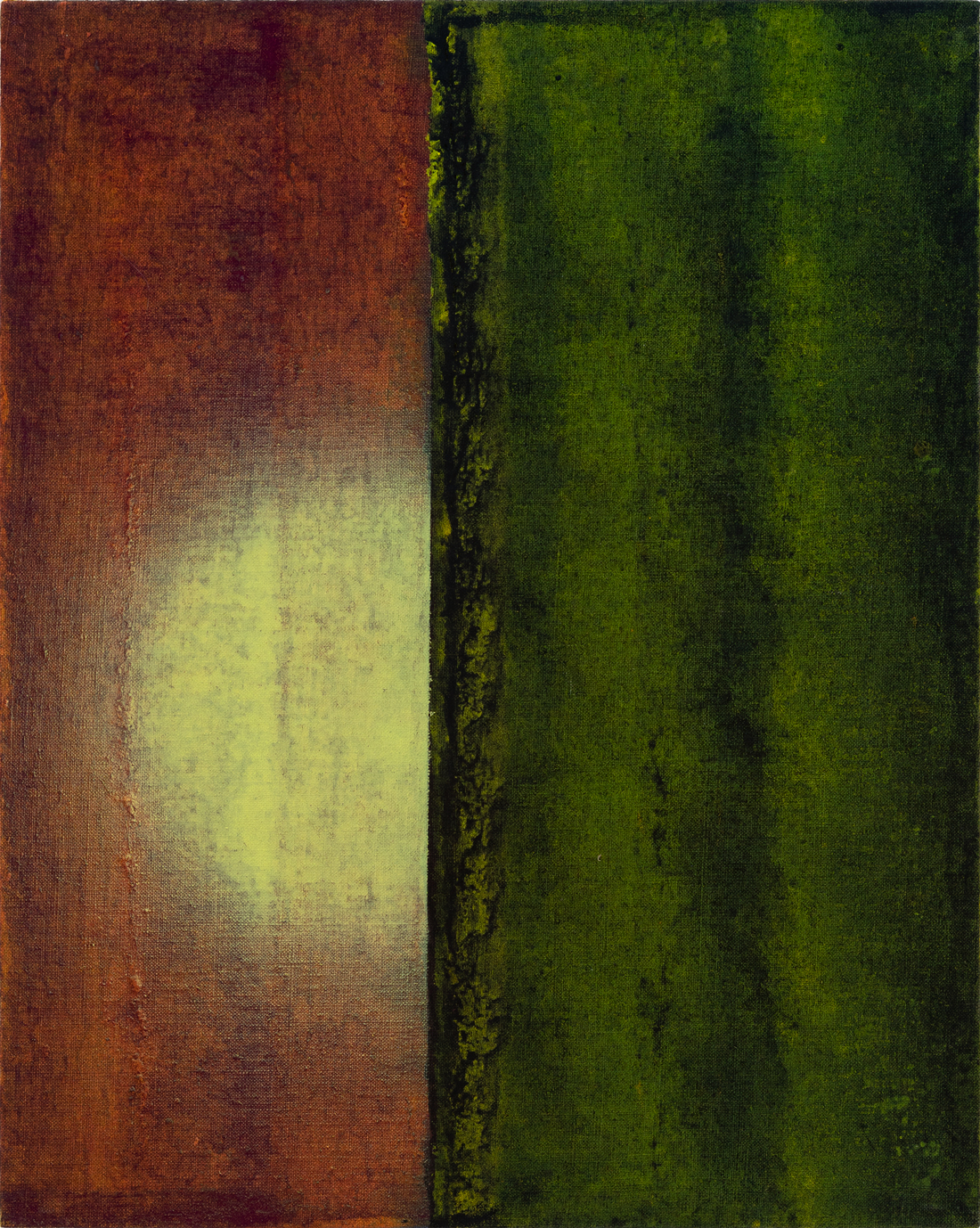 Standing Still, 2024 Acrylic and pigment on linen50 x 40 cm