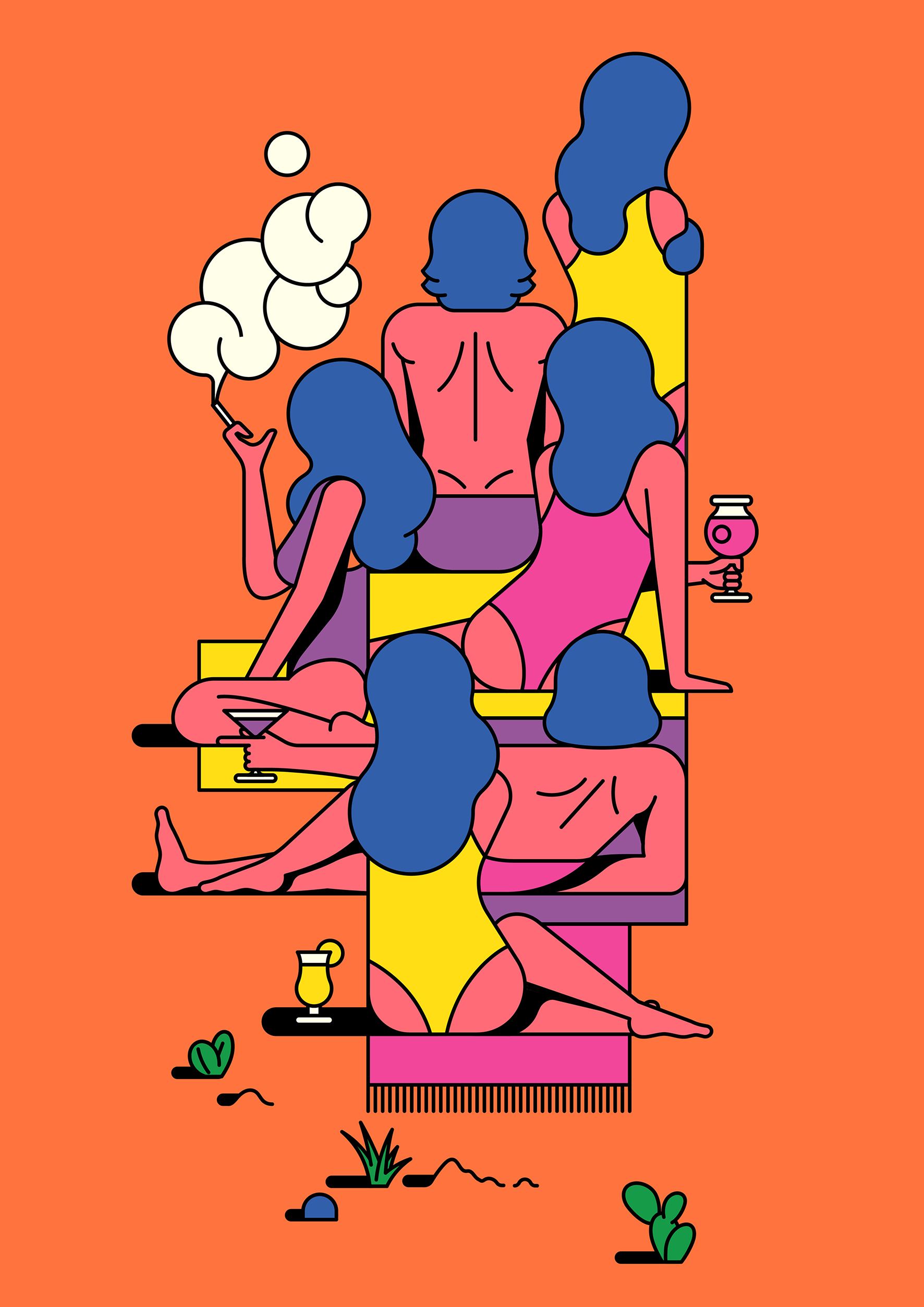 SUNBATHERS Personal Work