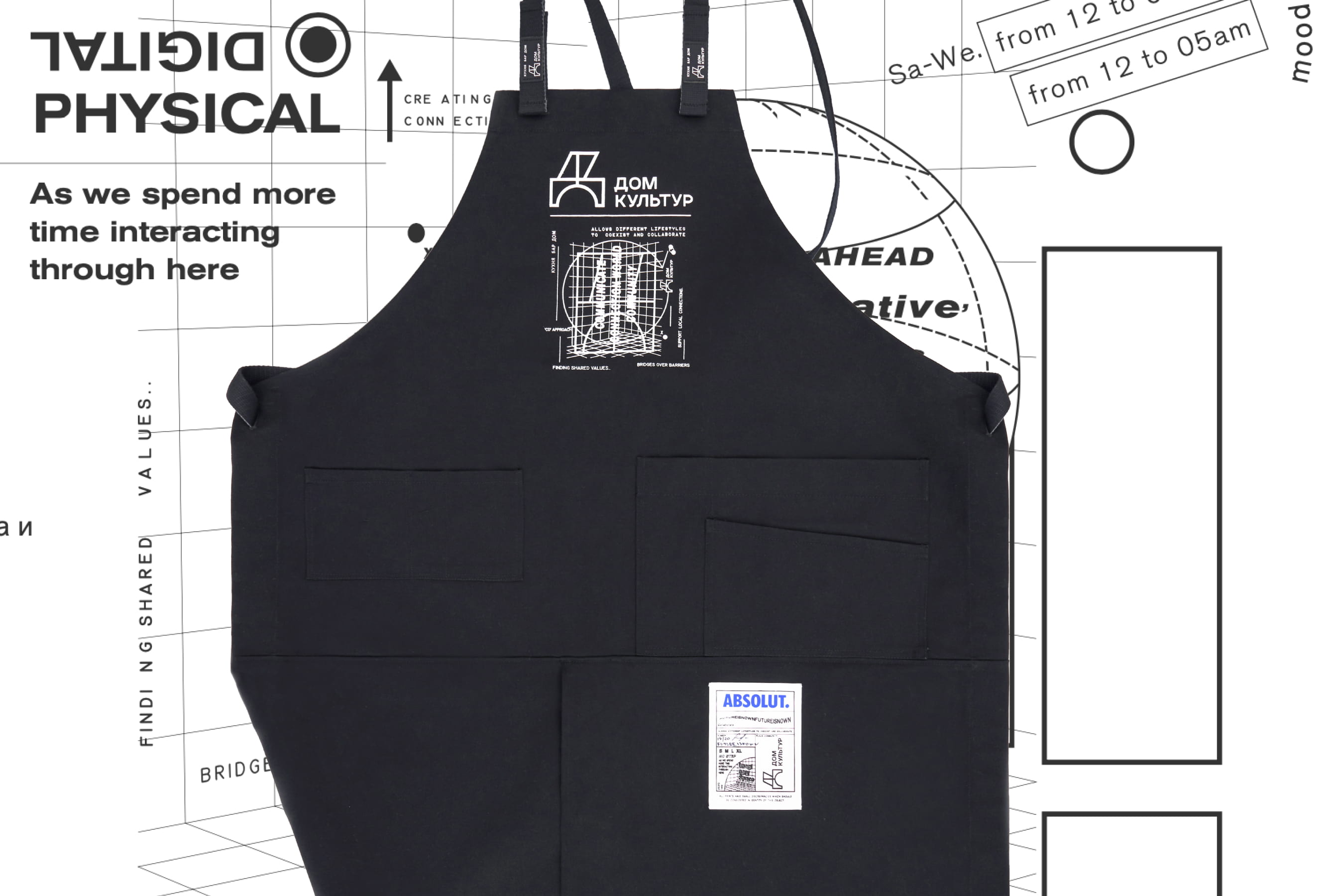 2.3 Bundenko x Absolut x Dom kultur apron