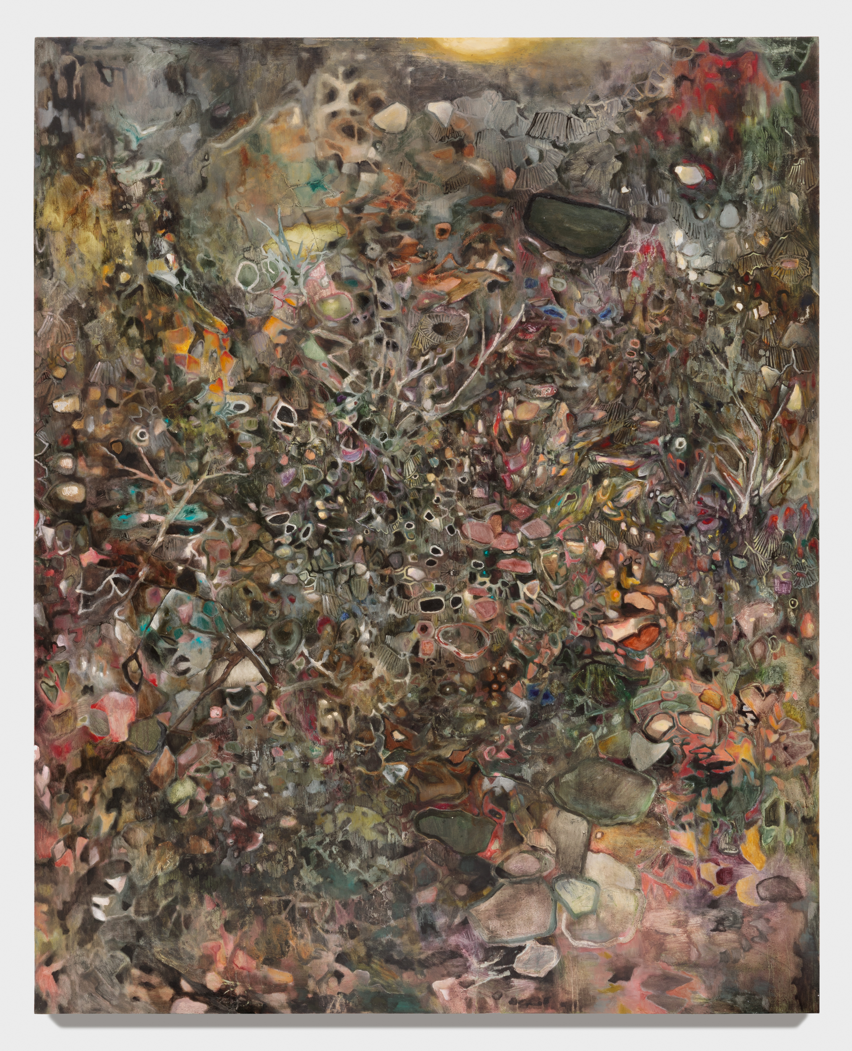 valley with imagesoil on panel50x40"2025