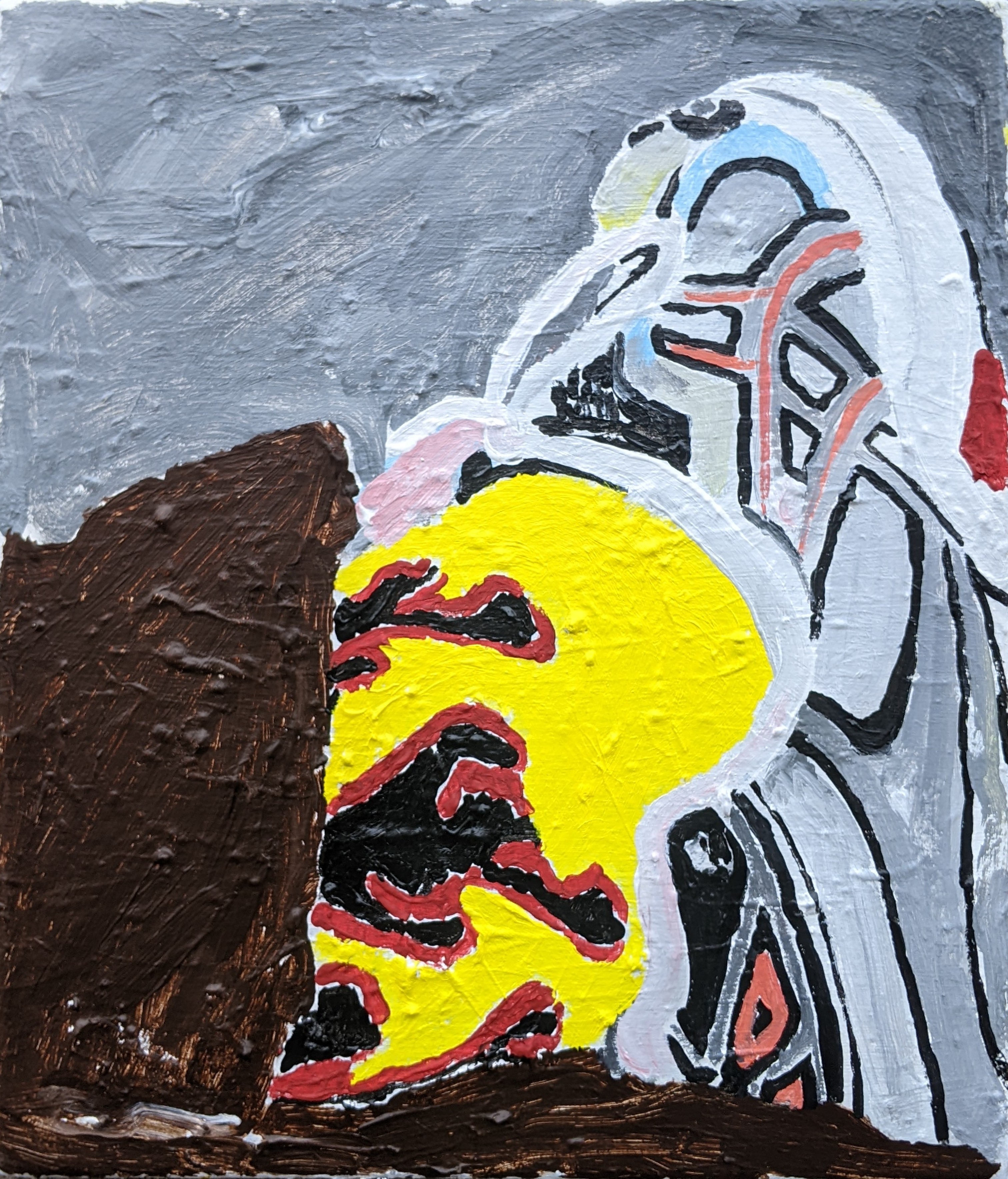 Tyler ArmstrongFirestarterAcrylic on canvas14 x 11"2022