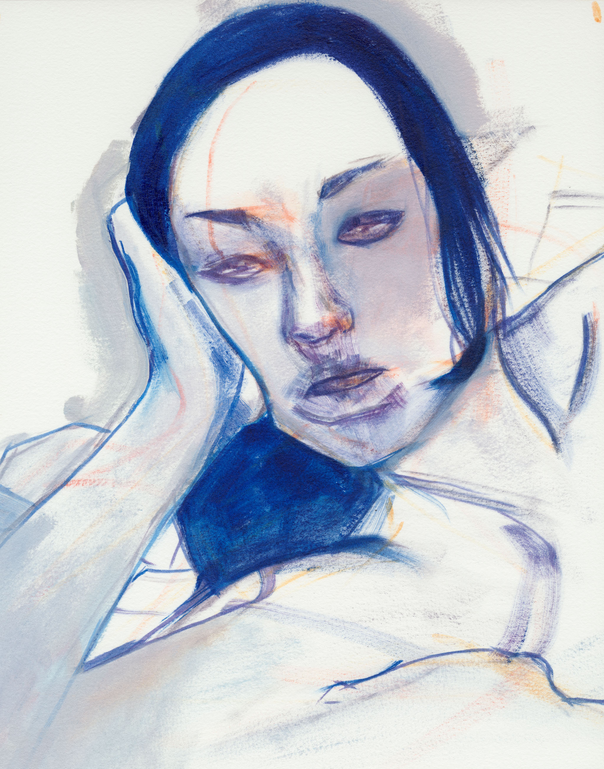 polneko (5) 14x11 oil on paper 2017