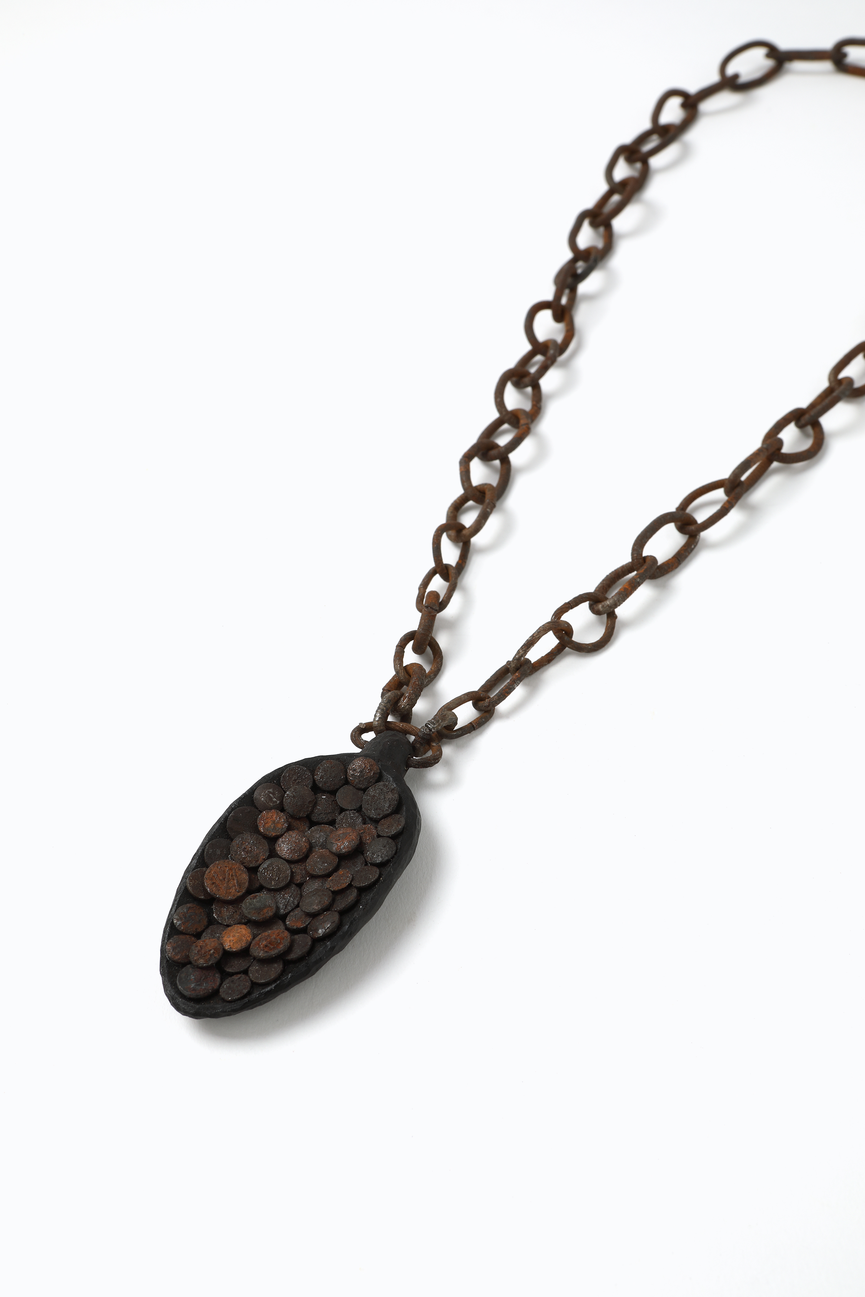 FeOC | 2021 | necklace | iron (rusted), wood