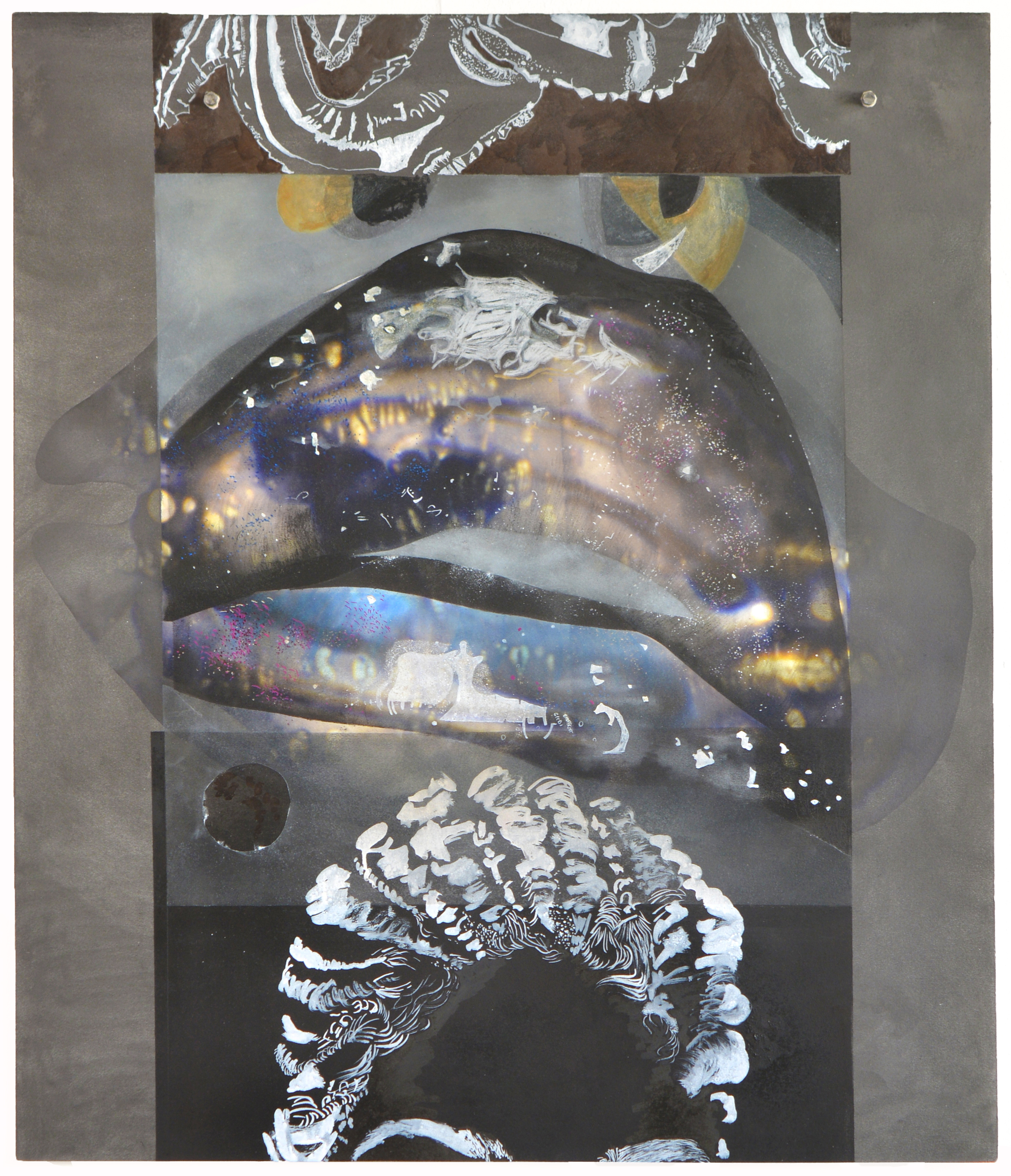 field of cornfield of corn, graphite, ink, pencil on paper, 120 x 85 cm, 2019