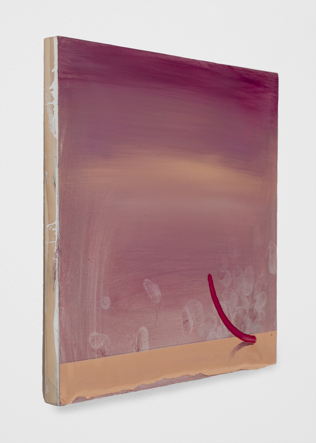 The Curve; oil paint on wooden panel; 12x12”; 2020 