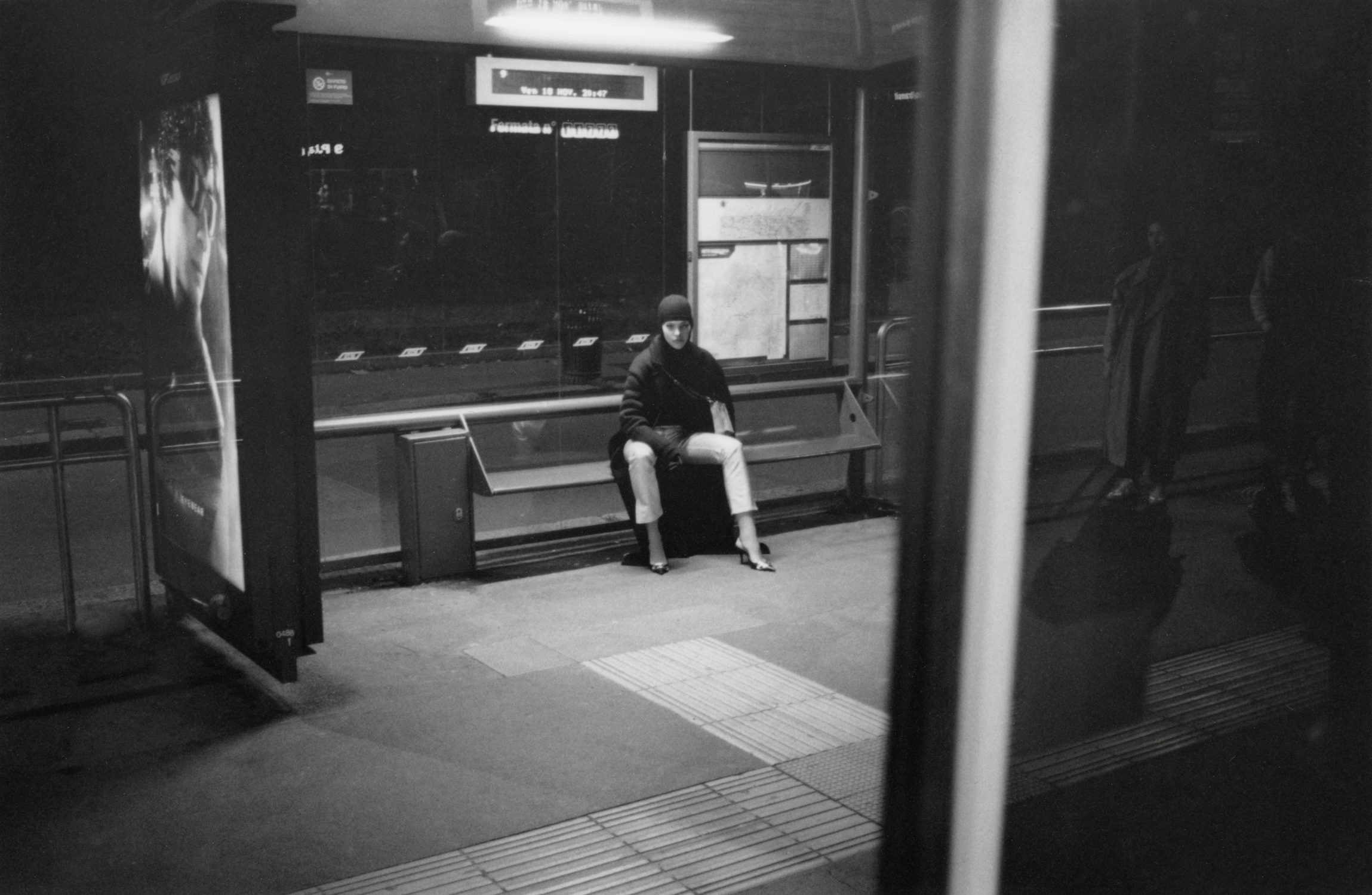 One day on the tram stop for Duel Magazine