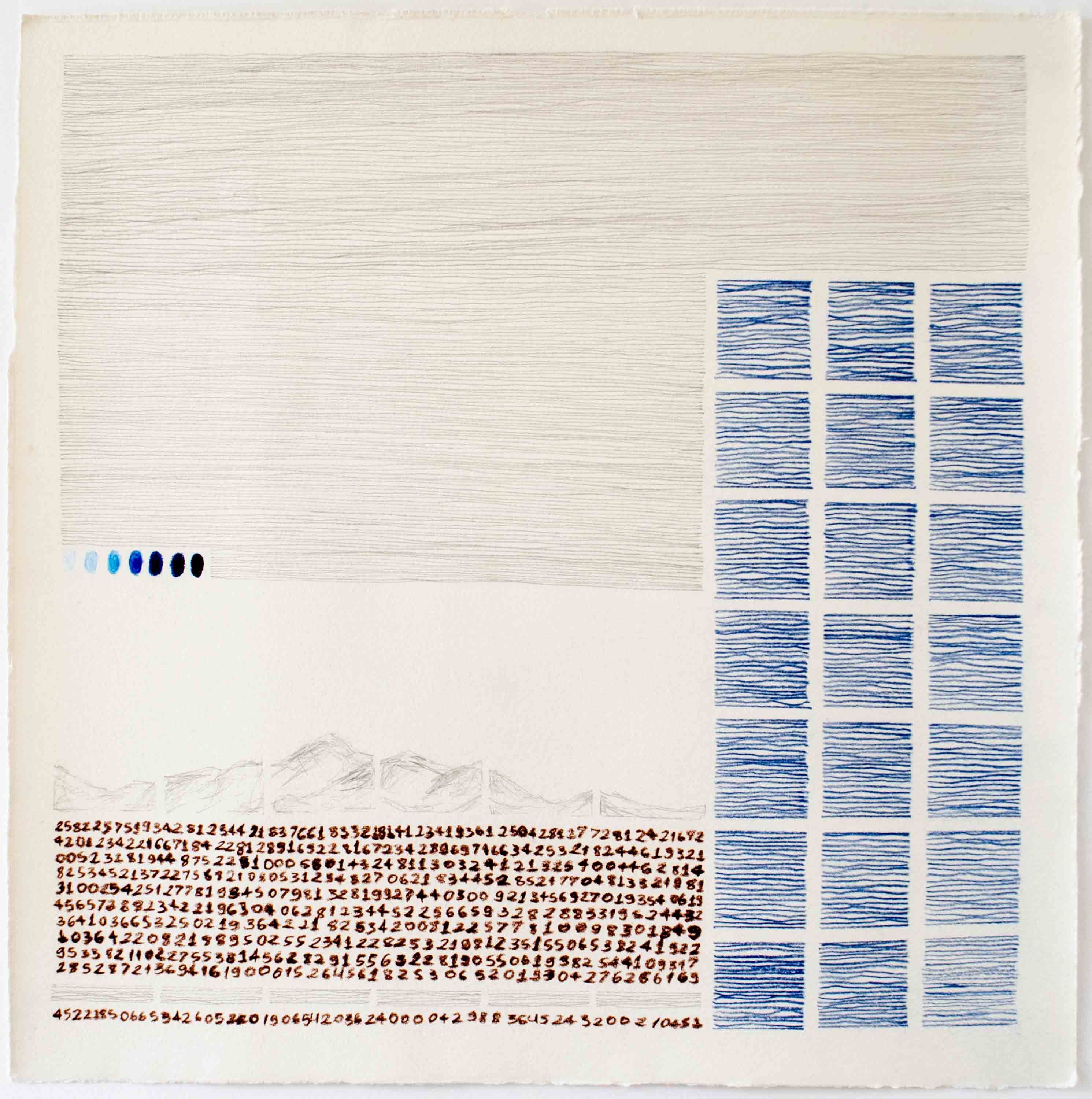 DISAPPEARANCE IDrawing on paper. 49 x 49 cm. 2020