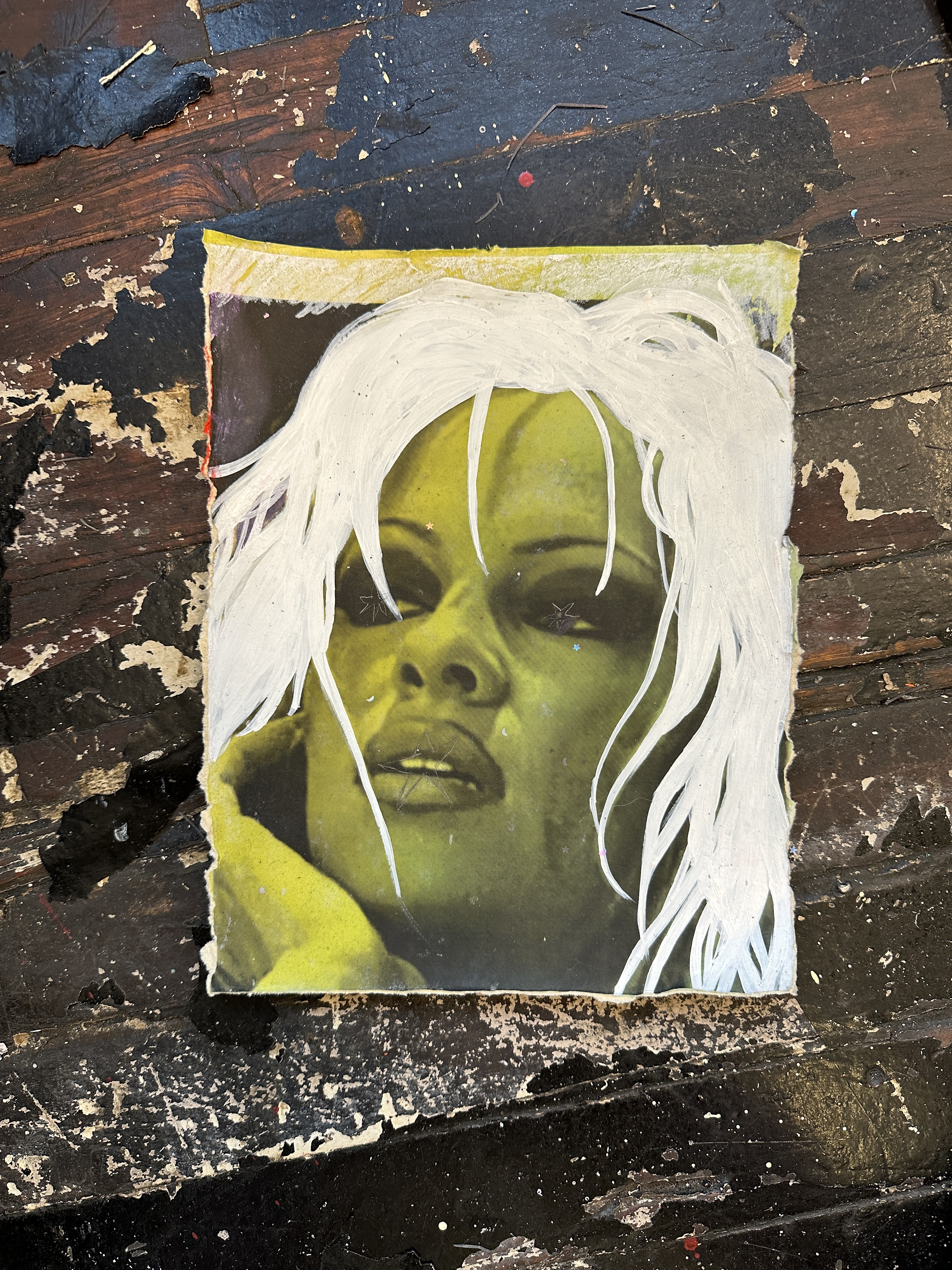 pam study 7 on BFK paper ~8 x 10.5 inches