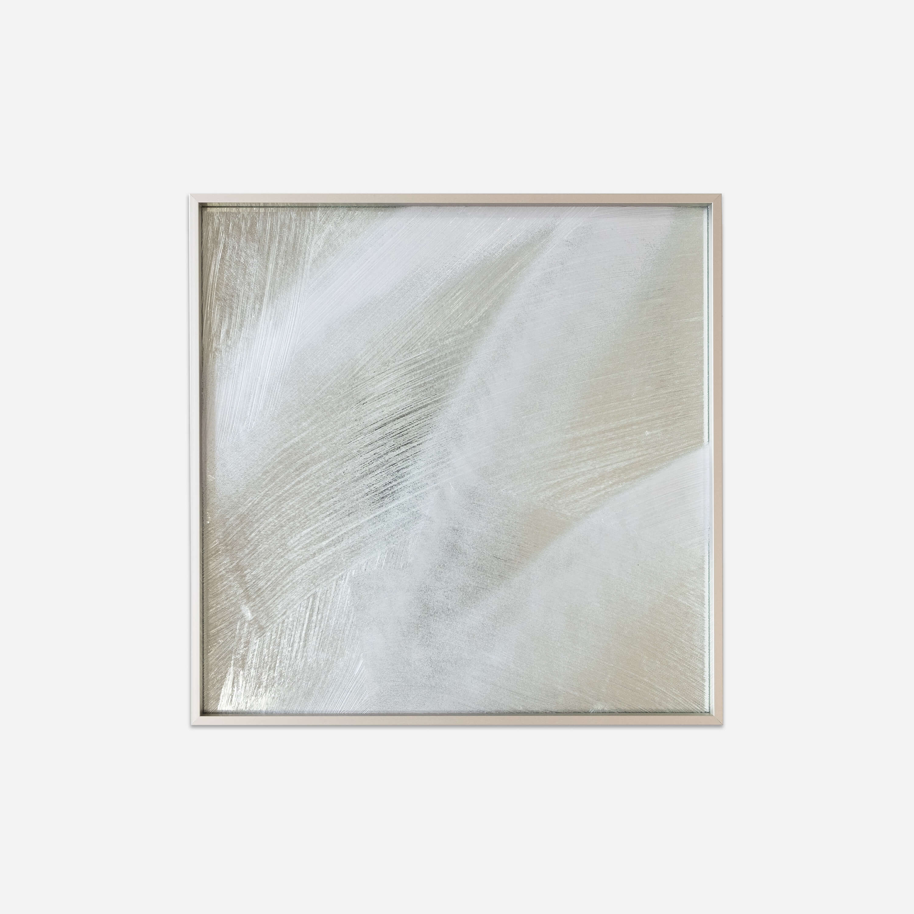 RIS 14, 2020, Enamel and acrylic on mirror, 12 x 12 in