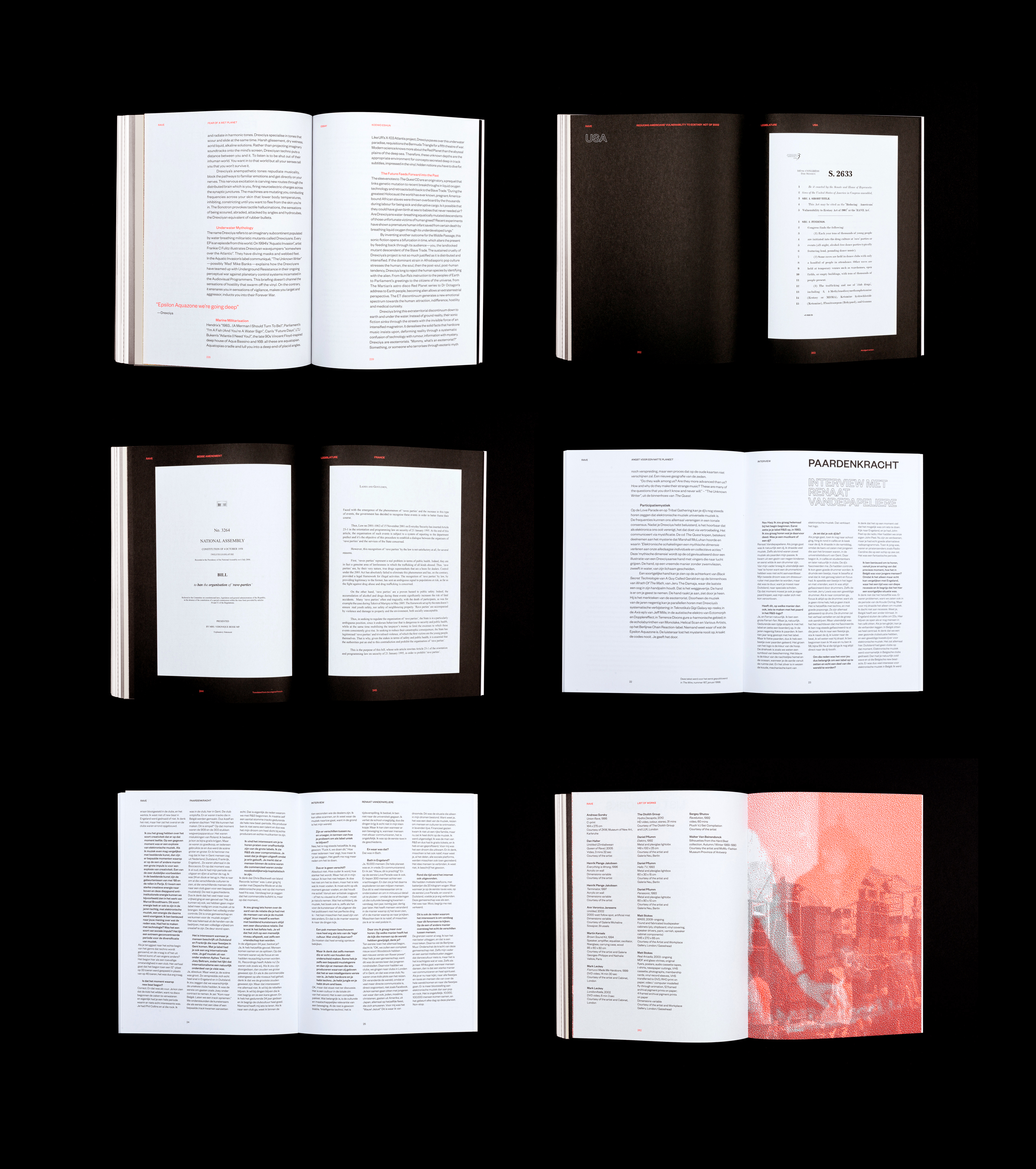 Rave book design, by Jelle Maréchal - Design Week