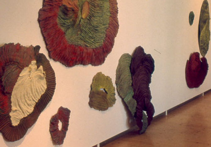 The installation view of the work.
