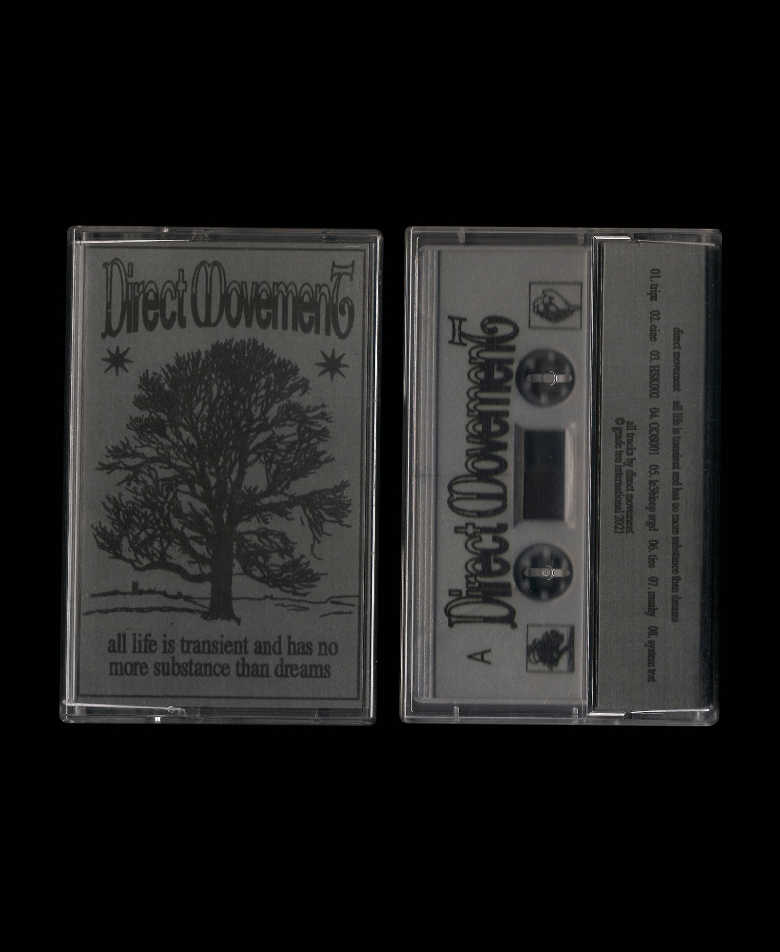 Direct Movement - all life is transient and has no more substant than dreams (GTc009), 2021