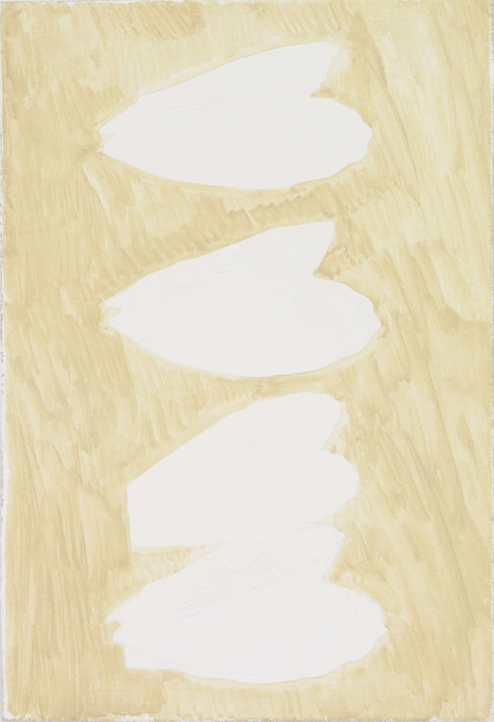 A picked-up shell (falling heart) #1, 51x35cm, oil on canvas, 2021