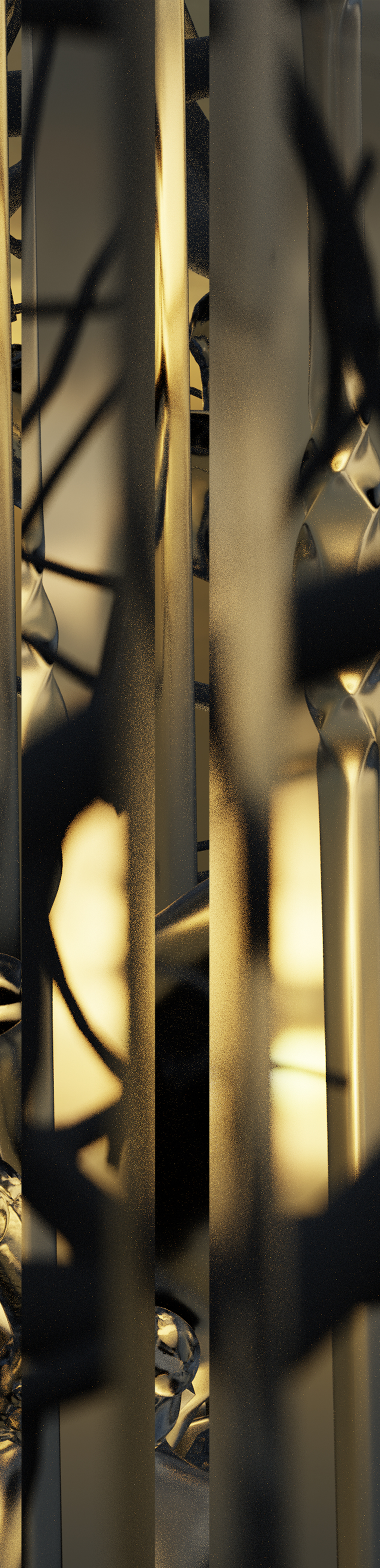 Citation Stripe no. 7 (2023). Inkjet on Canvas. 98 x 24 in.