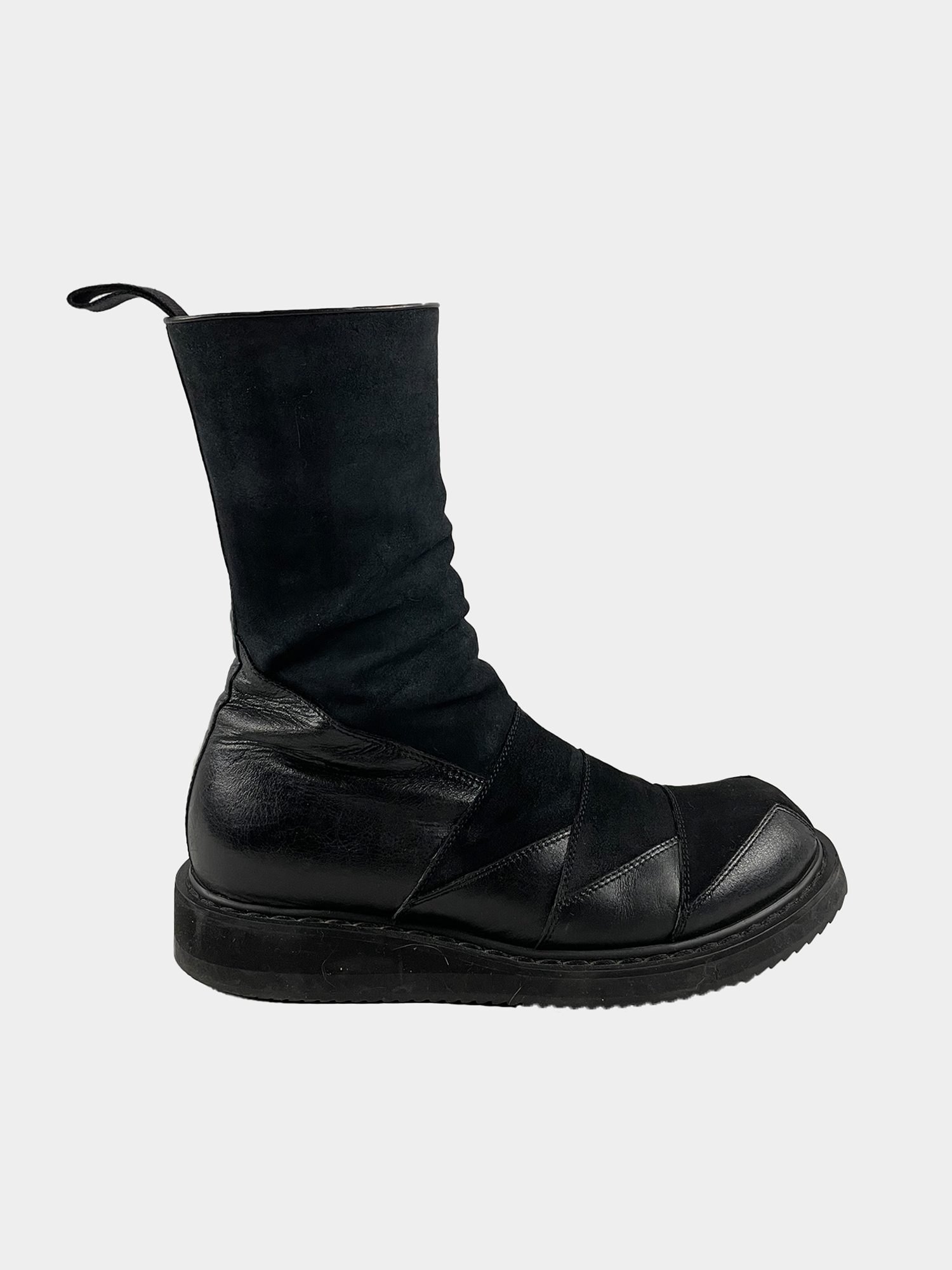 RICK OWENS Suede Creeper Boots - ARCHIVED