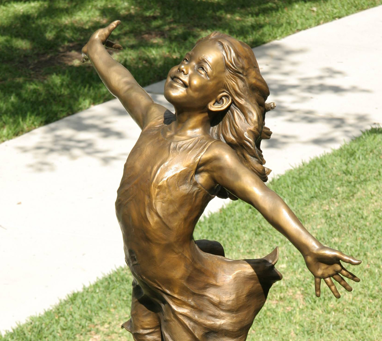 Joyful Empowerment Outdoor Close Frontal View by Angela Mia