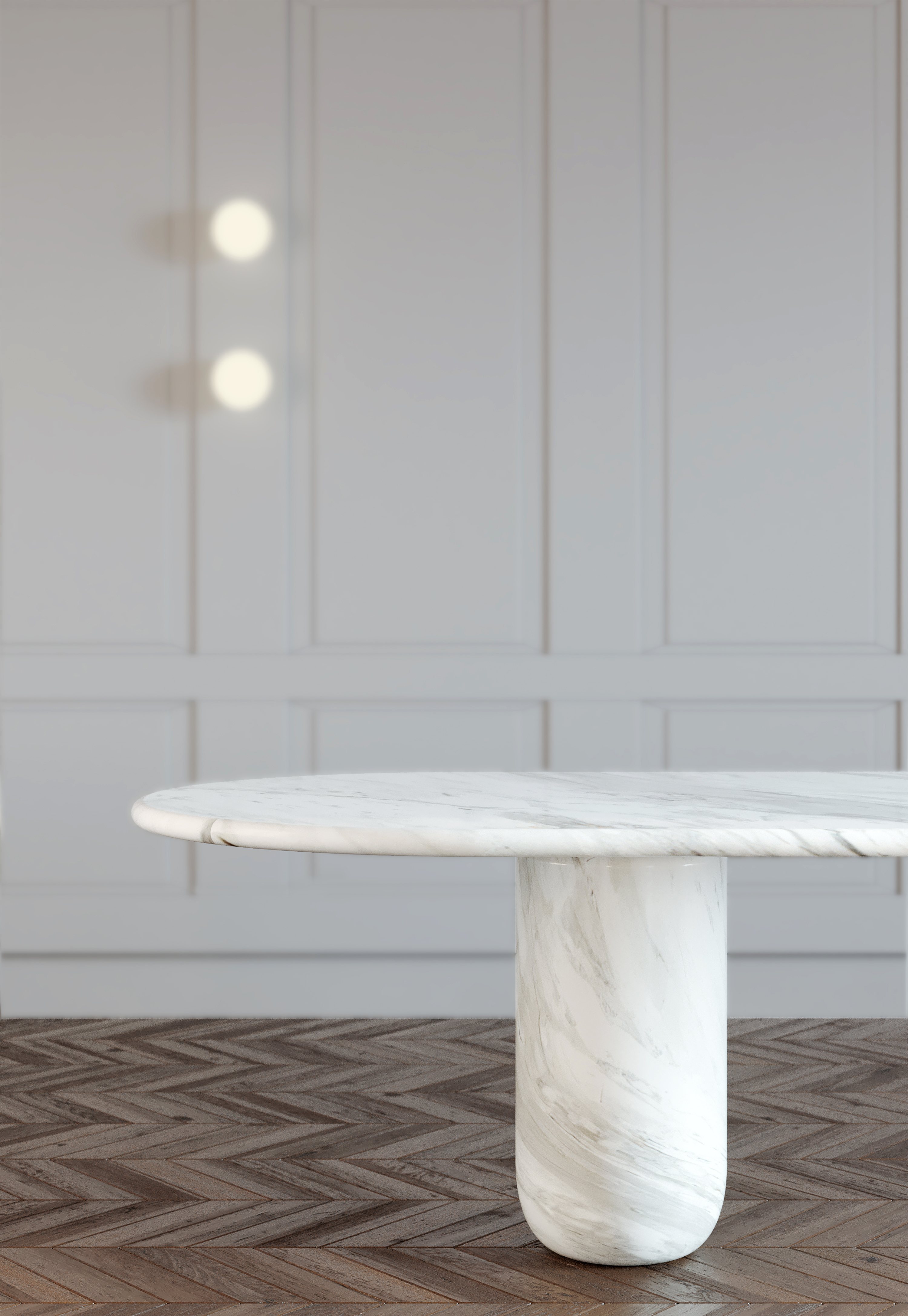 Large Oak Dining Table