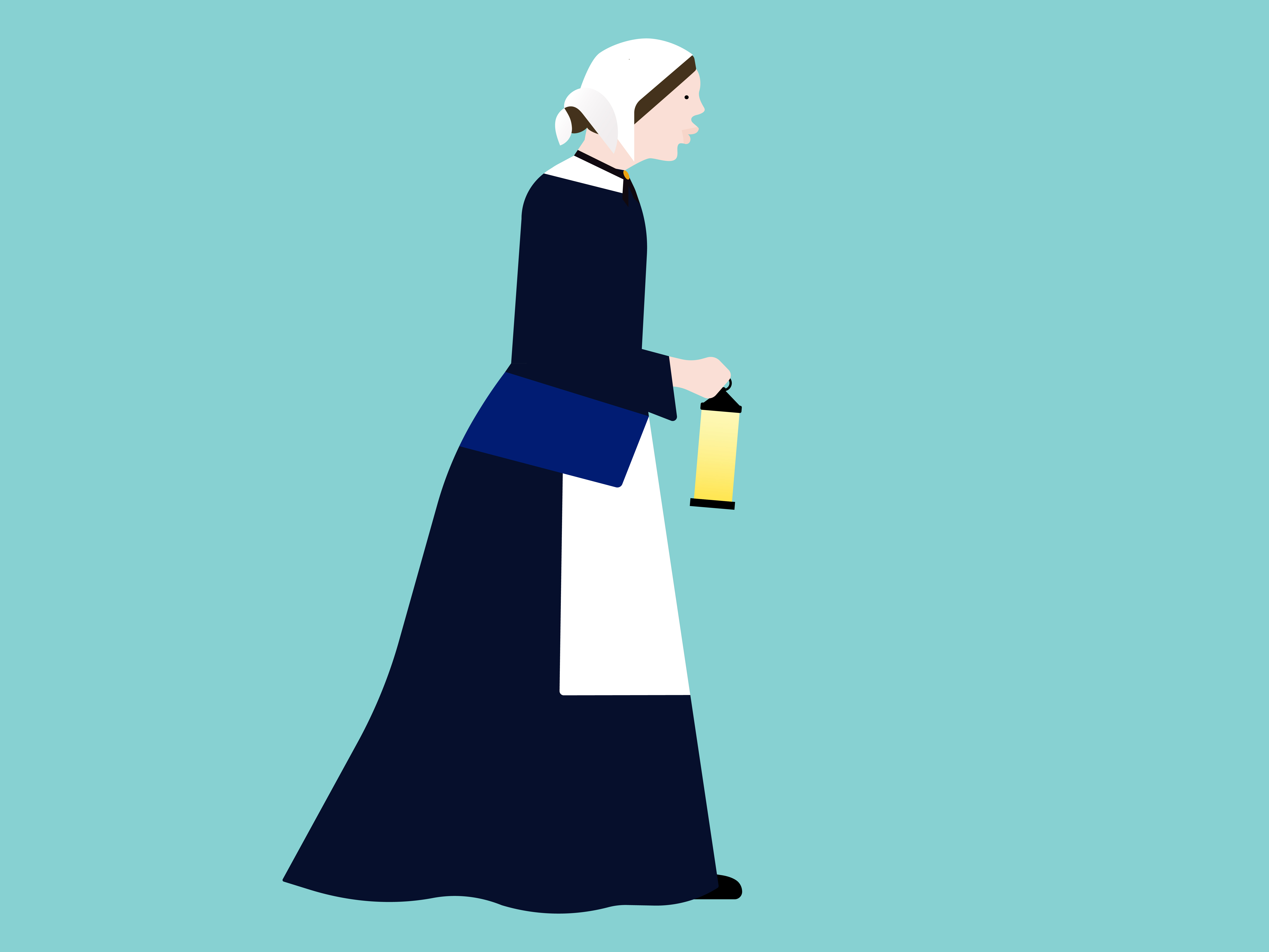 The Lady with the Lamp, Florence Nightingale - for international nurses day 2022