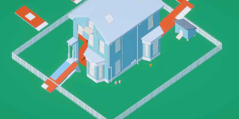 Coming soon! BINGO, a VIDEO GAME about a chicken that runs around destroying the house