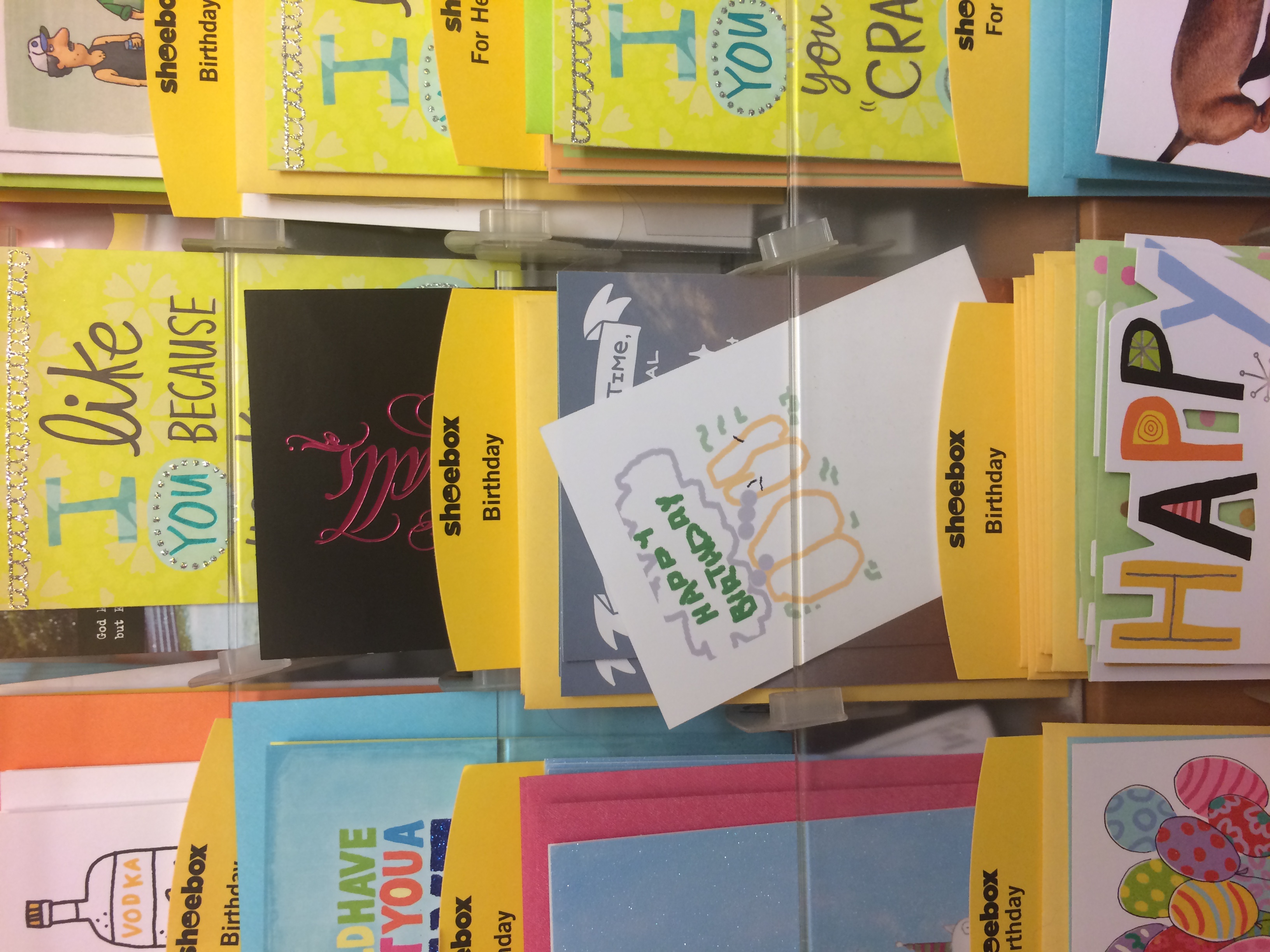 I placed Molly's card in a CVS in Washington, DC