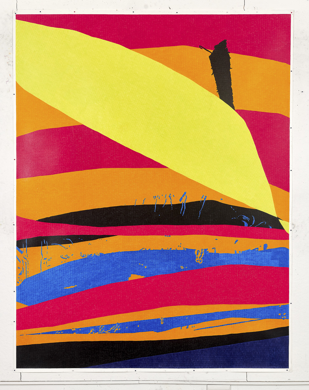 Volcano Spark Blade Boost, 2020. pencil on paper. 190cm x 147cm