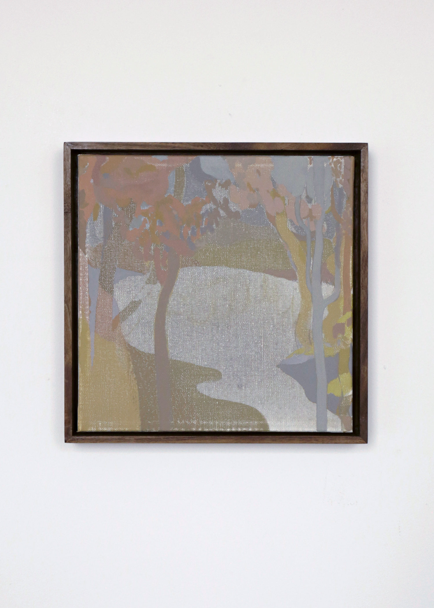 Variations on Plum Blossom 3, Oil on Canvas, 10 x 10," 2021