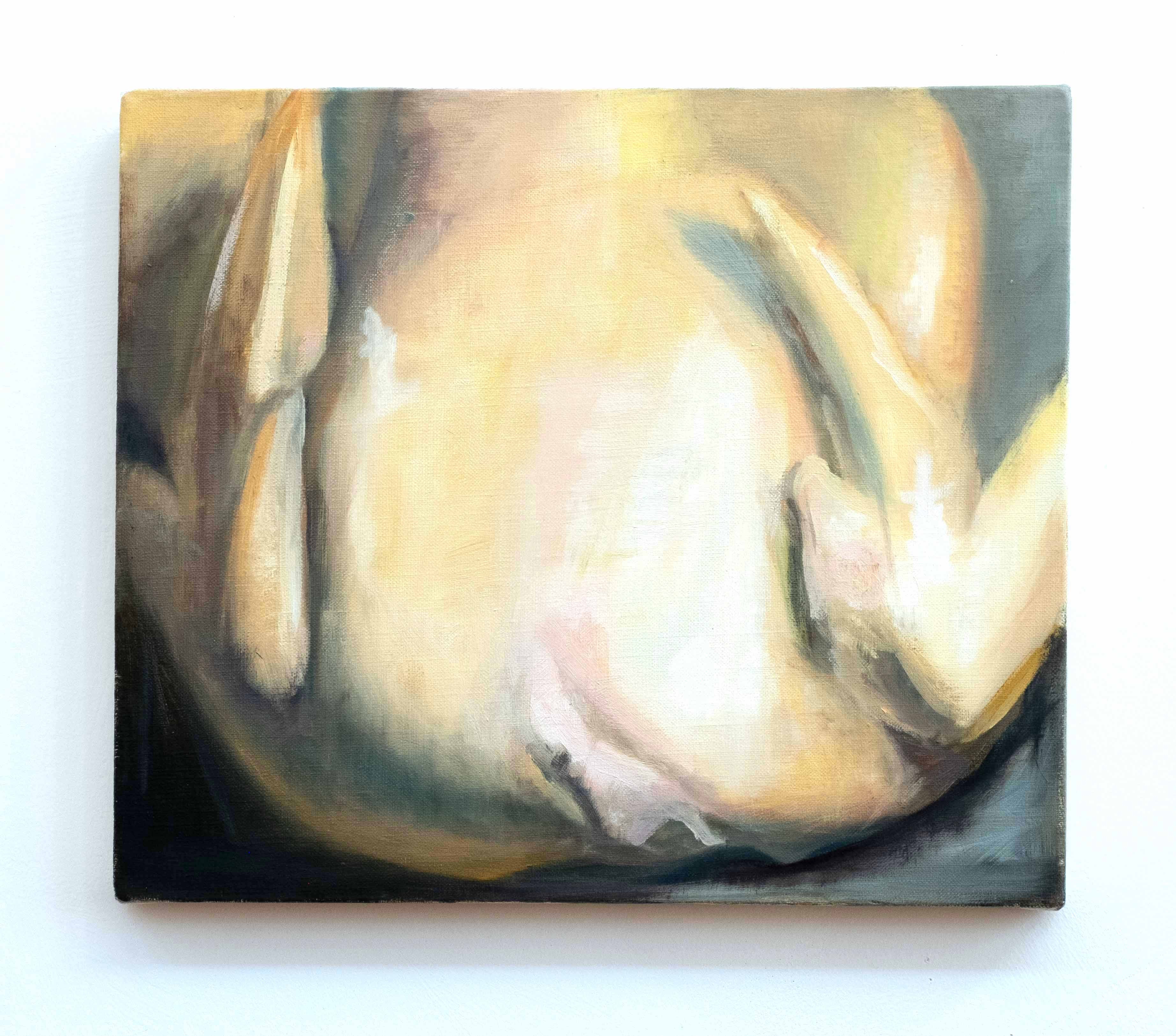 Untitled (from the Chicken Series), oil on linen, 14 x 12 inches, 2013