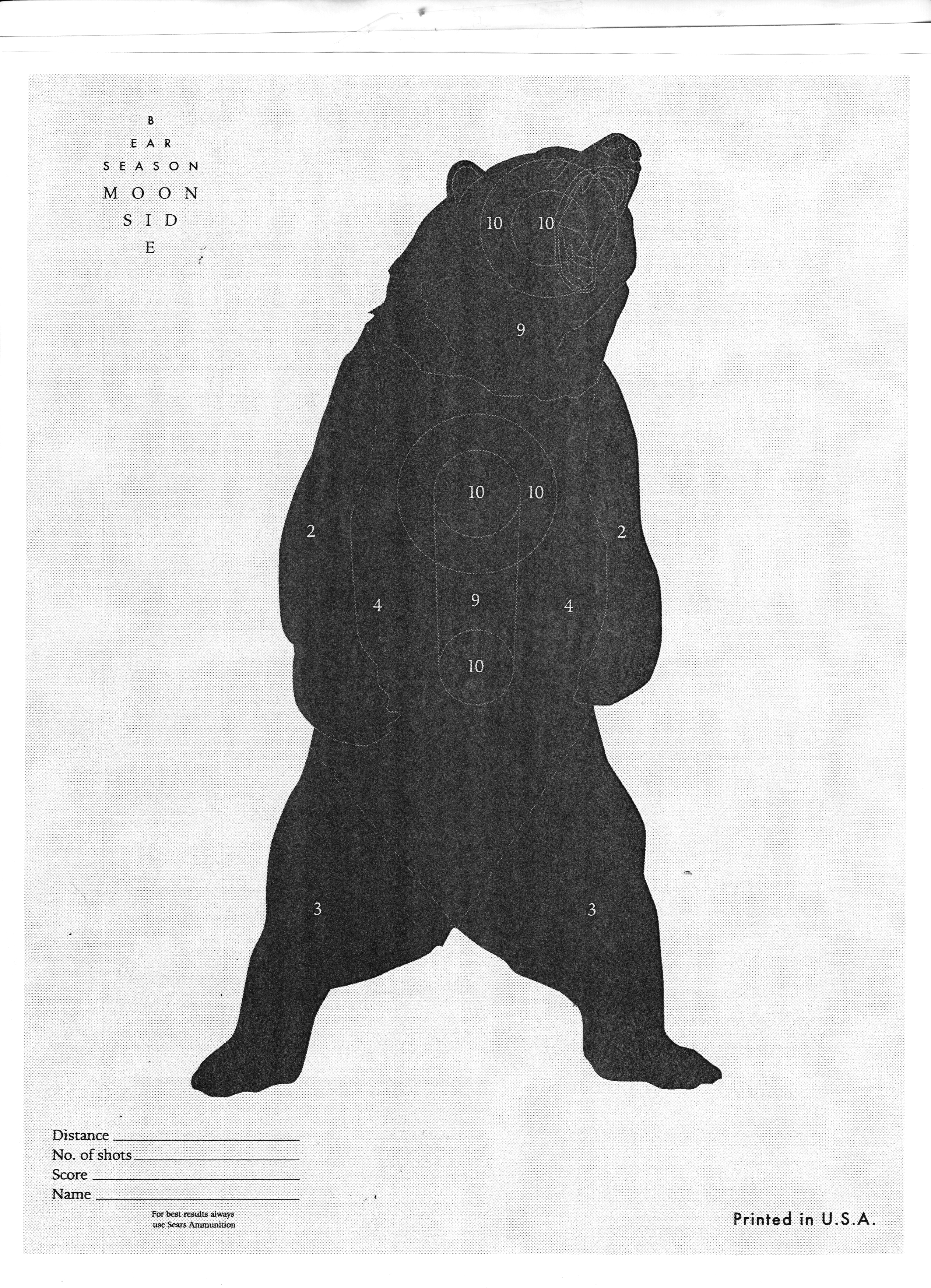 Bear Season LP Poster