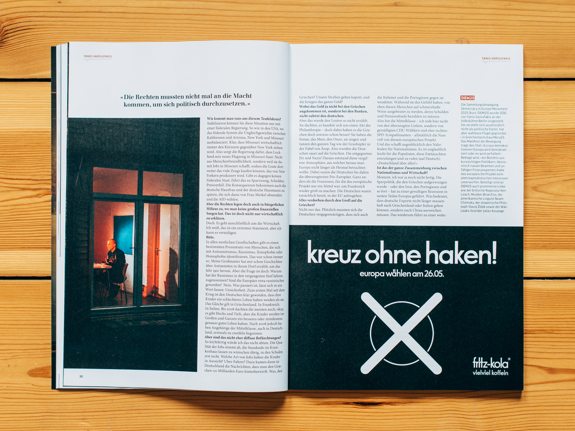 Galore Interviews / Yanis Varoufakis Portrait / May 2019