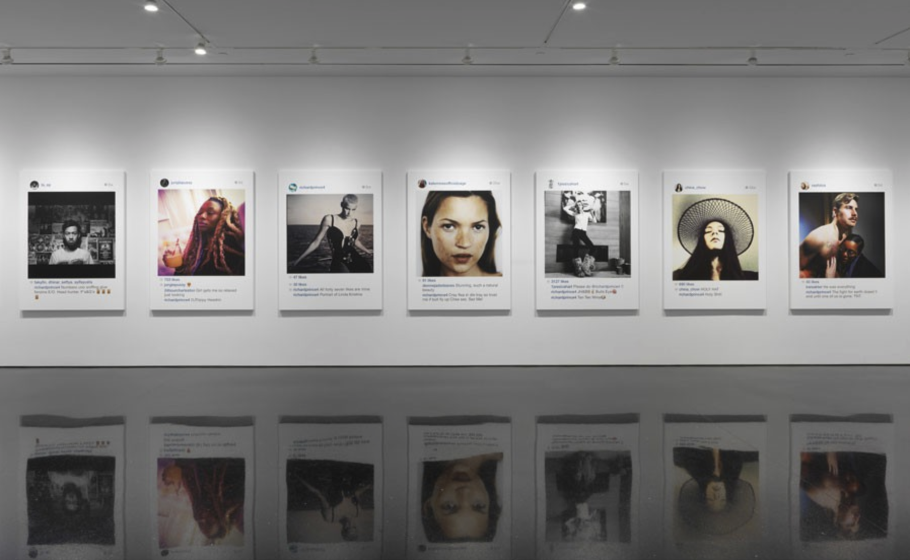 New Portraits, Richard Prince, 2014; Image source: Gagosian Gallery