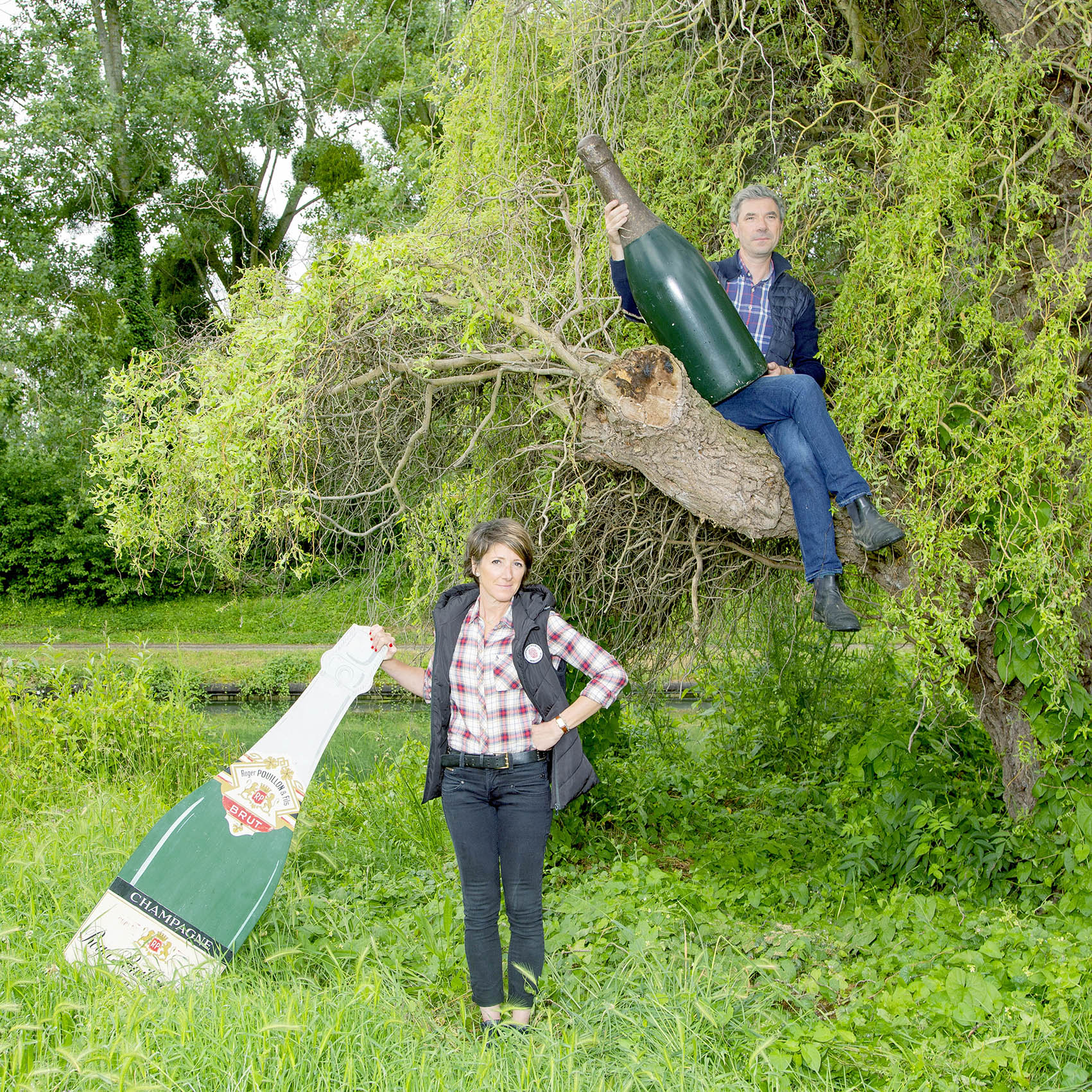 Bénédicte & Fabrice Pouillon, champagne Pouillon